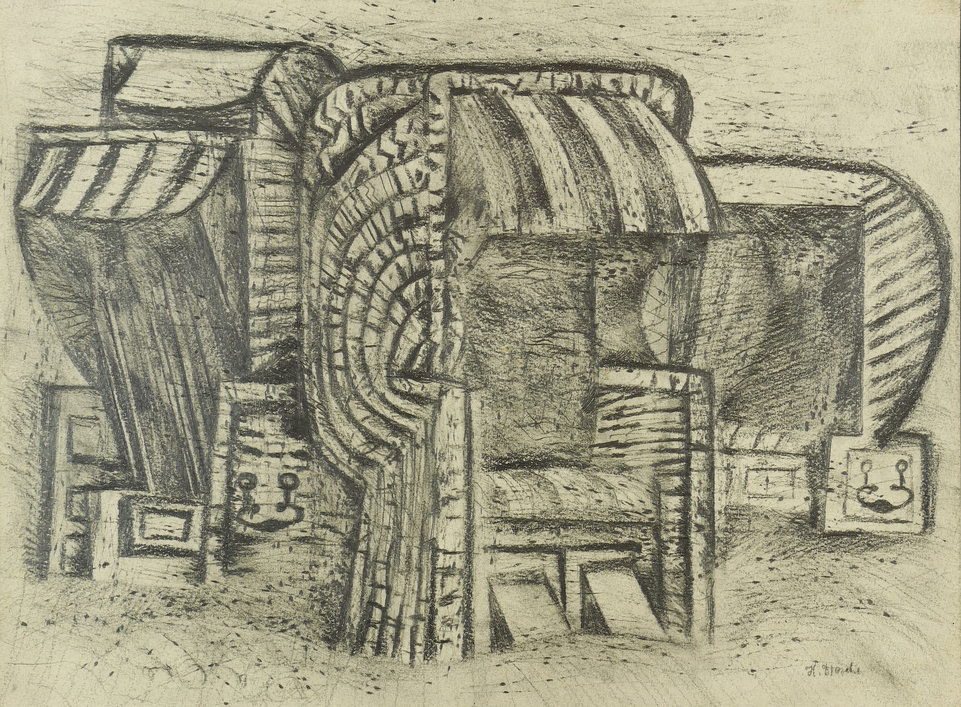 Heinz Drache, Strandkörbe, um 1970