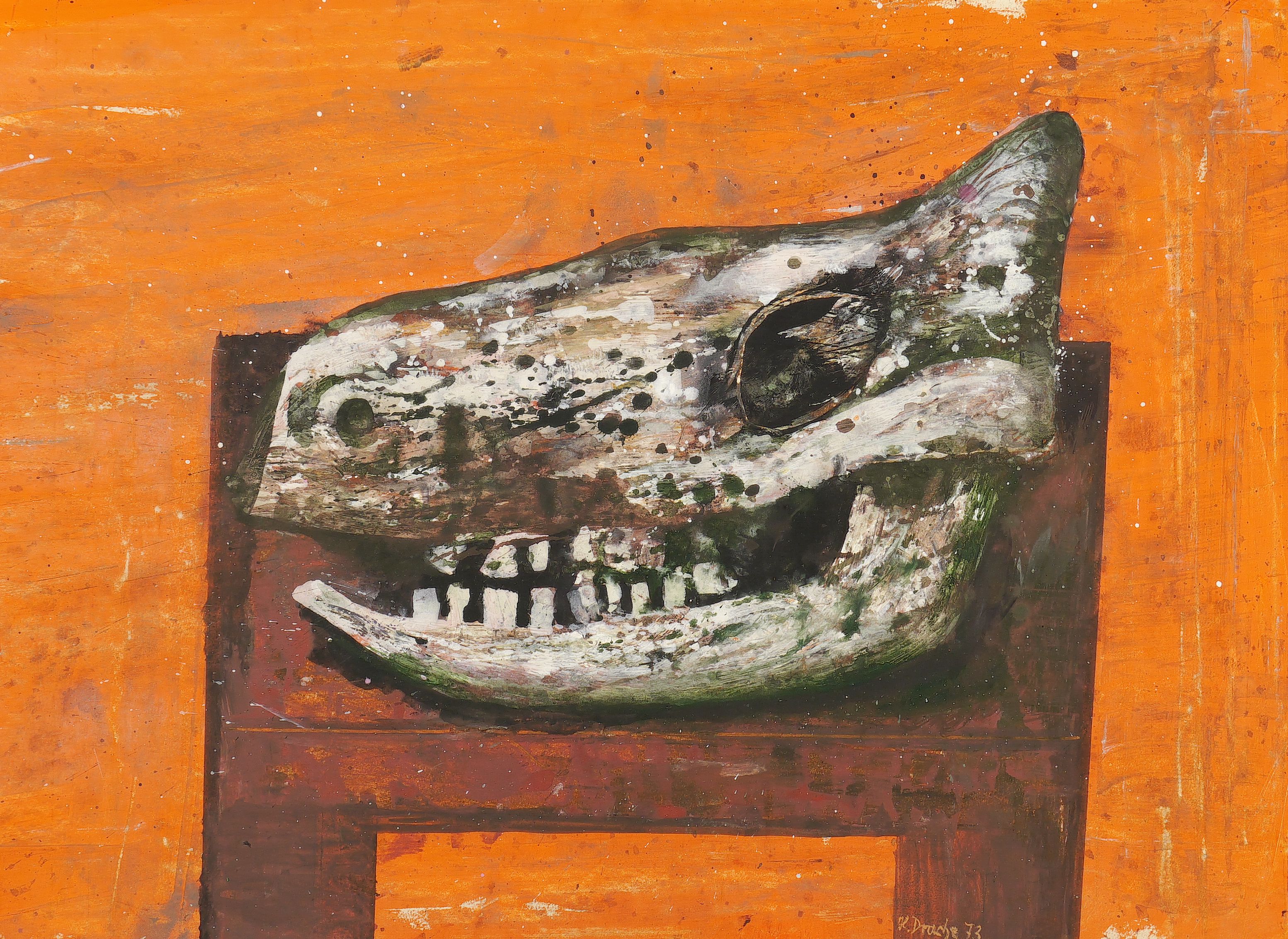 Heinz Drache, Tierschädel, 1973