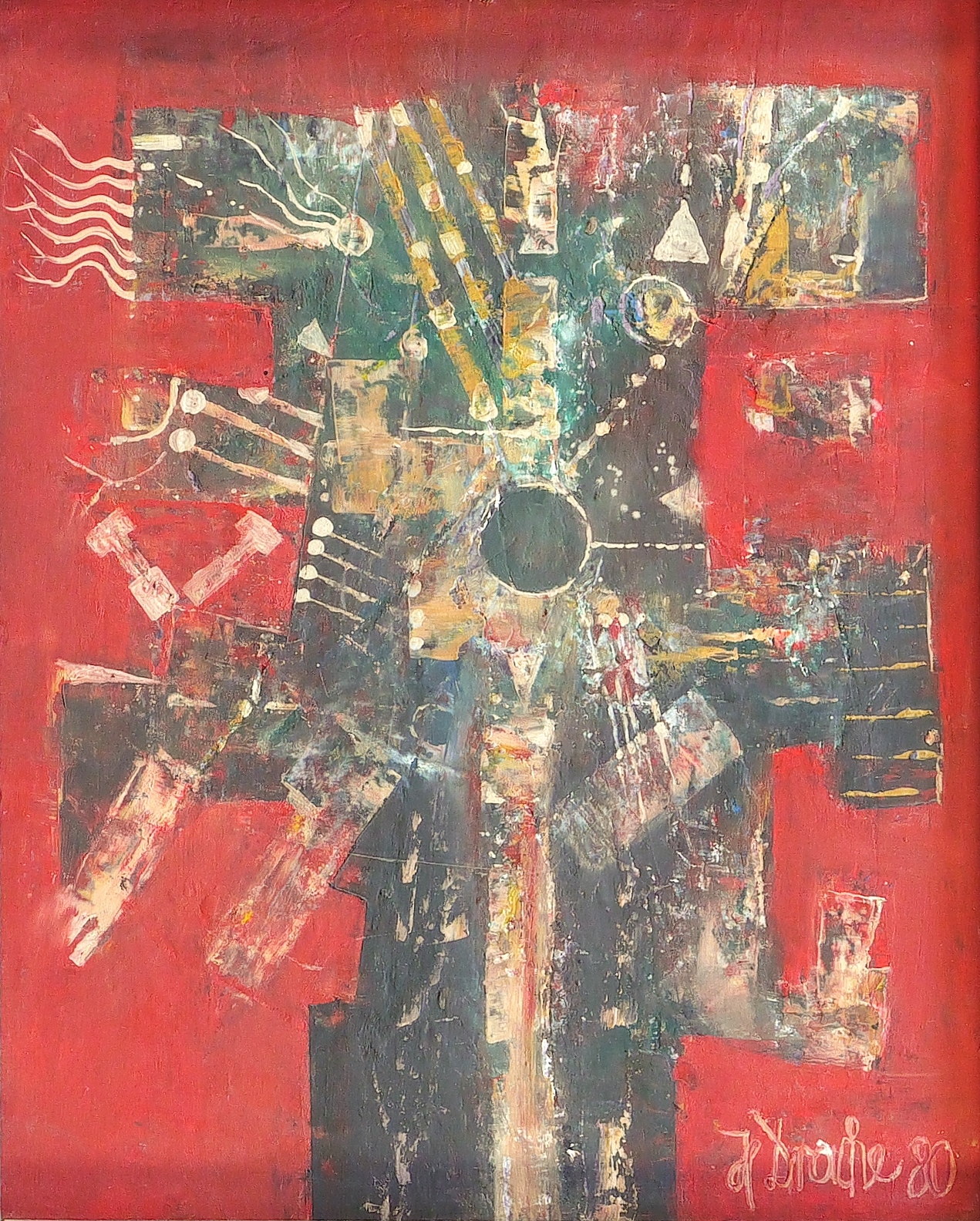 Heinz Drache, Stele, 1980