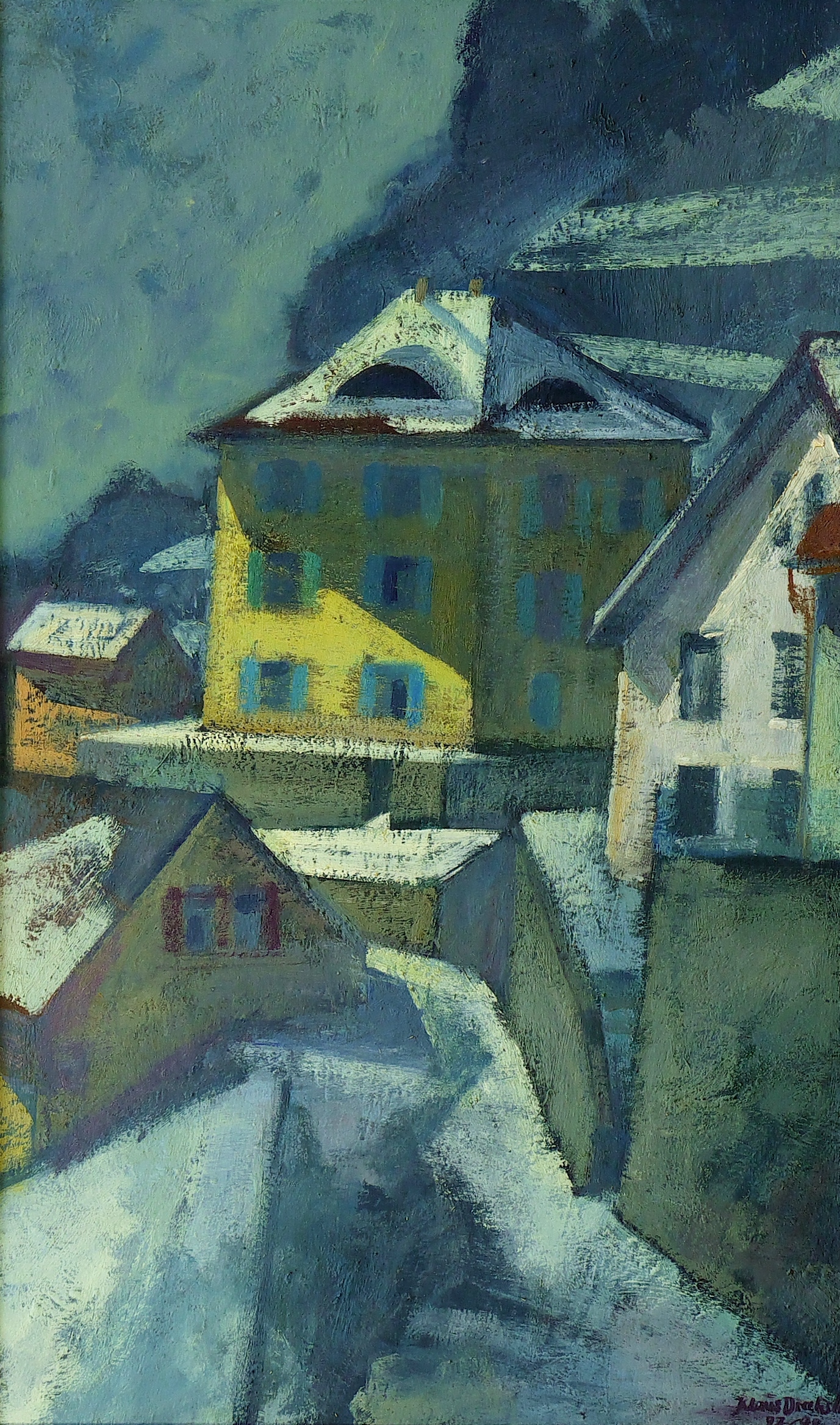 Klaus Drechsler – „Winter im Wachwitzgrund - Kleines Winterbild“