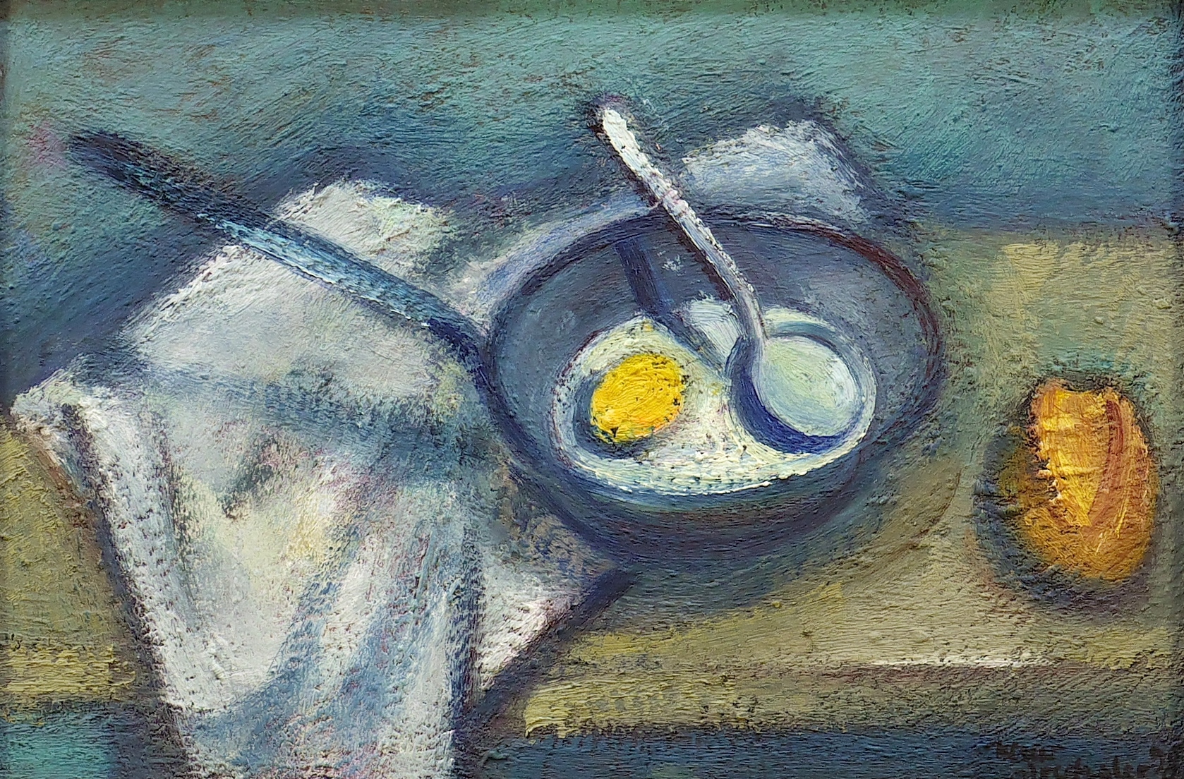 Klaus Drechsler – „Eiertiegel mit Brötchen“