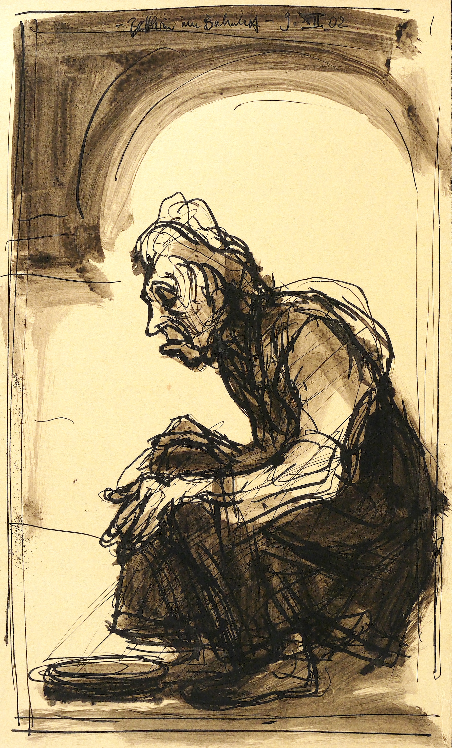 Klaus Drechsler – „Bettlerin im Bahnhof“