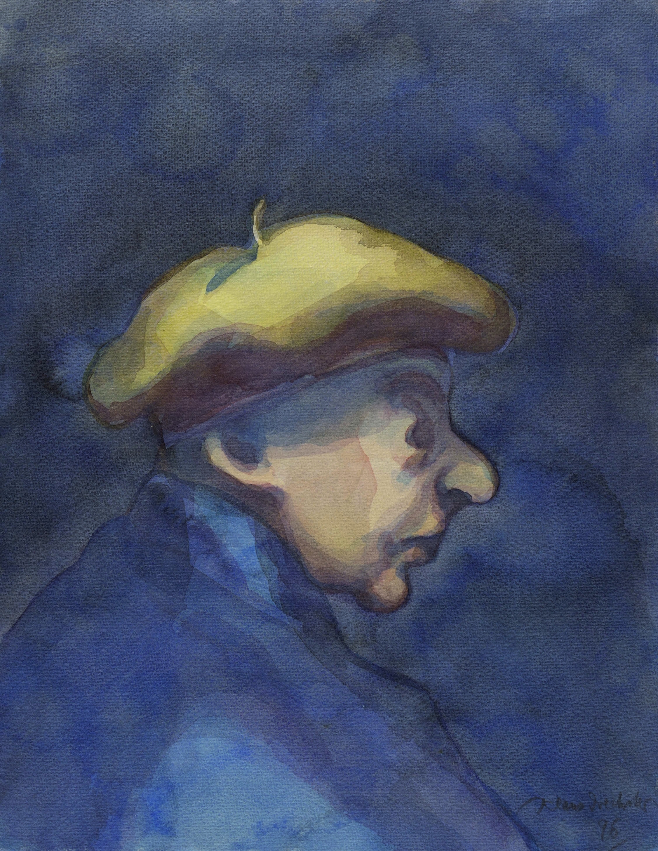 Klaus Drechsler – „Frau mit gelber Mütze (Frau Waller)“