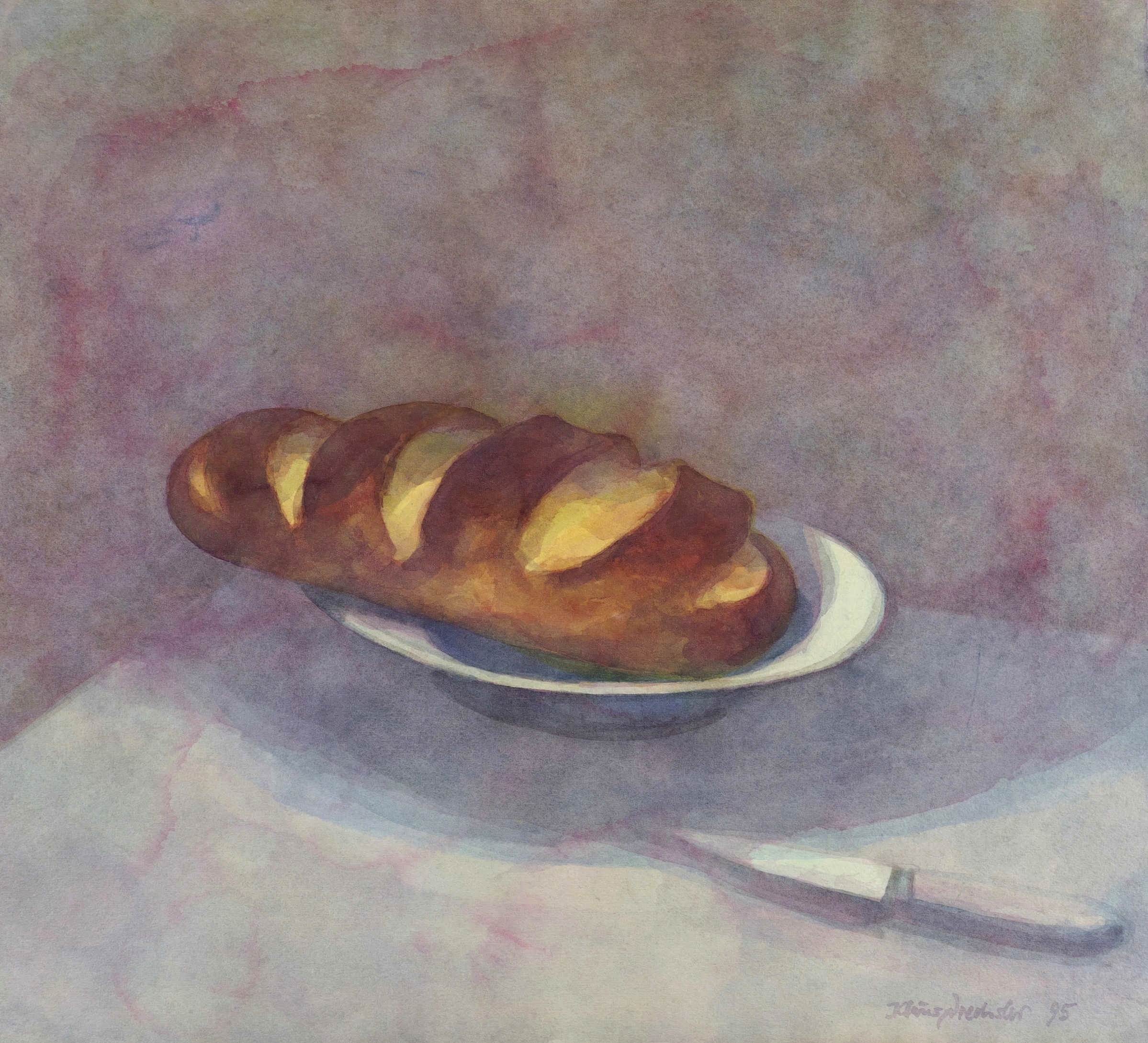 Klaus Drechsler – „Weißbrotteller V“