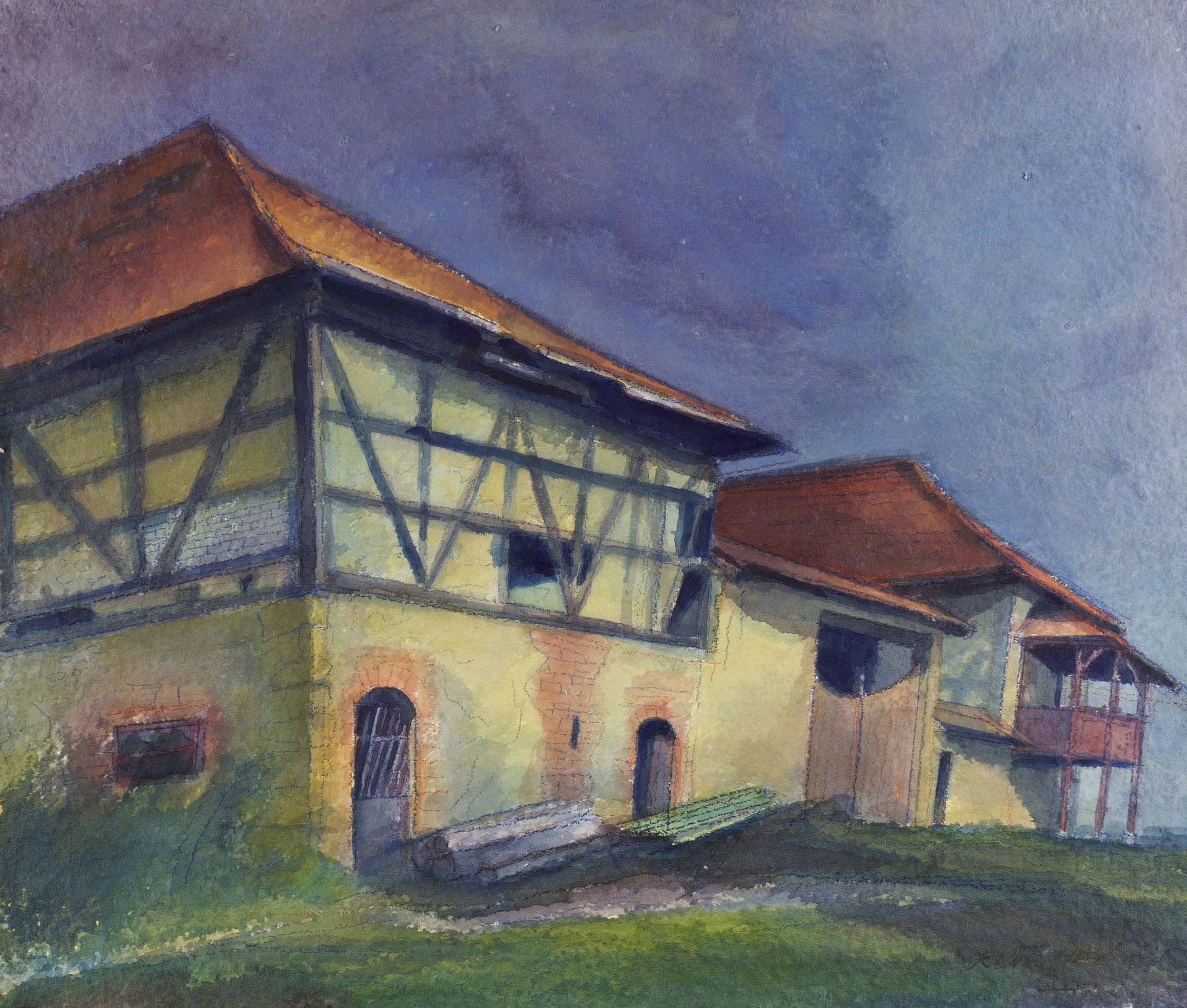 Klaus Drechsler – „Kottenhainer Rinderstall und Gutshaus“