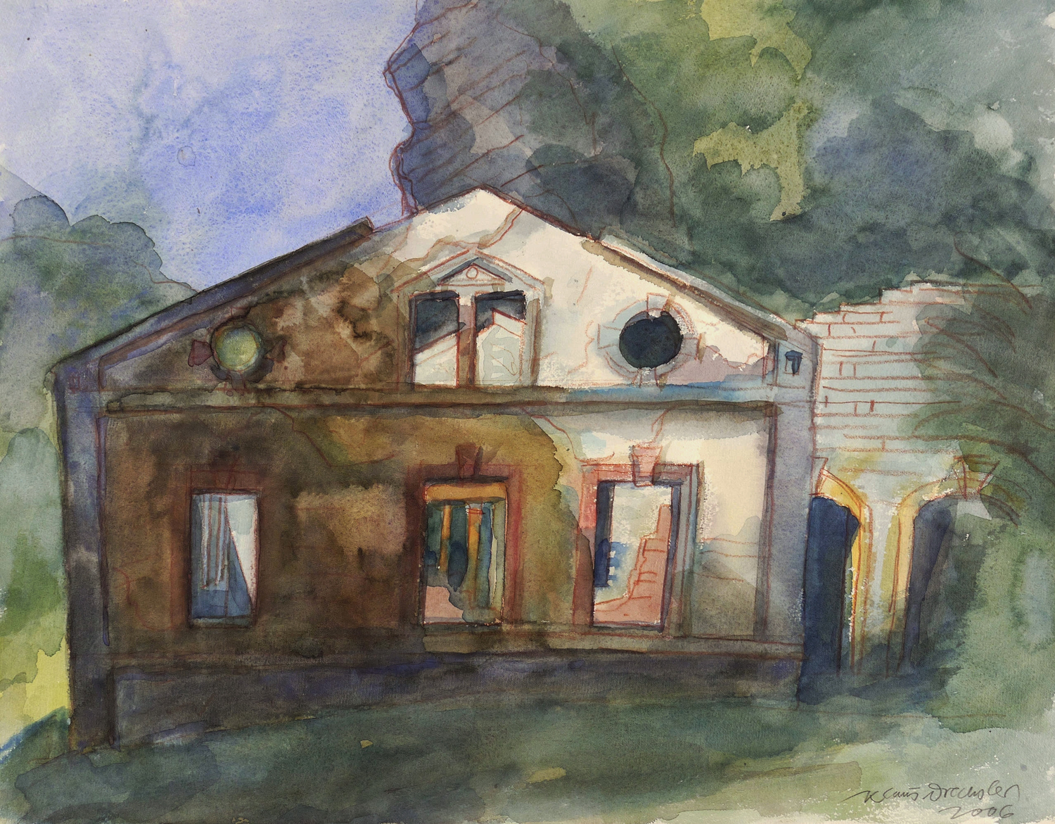 Verfallenes Turbinenhaus (Liebethaler Grund)