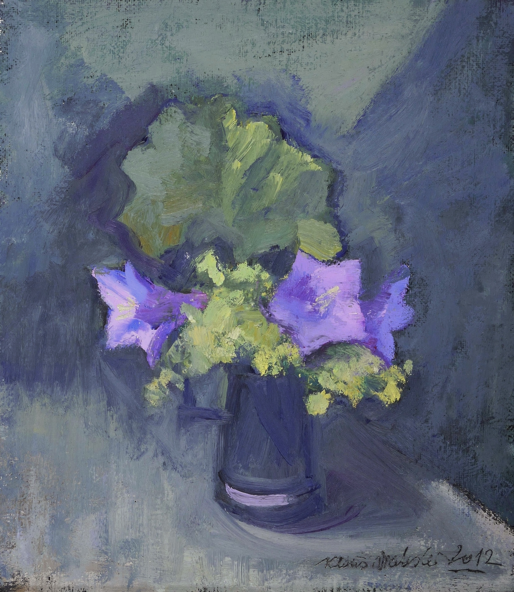 Frauenmantel und Glockenblume