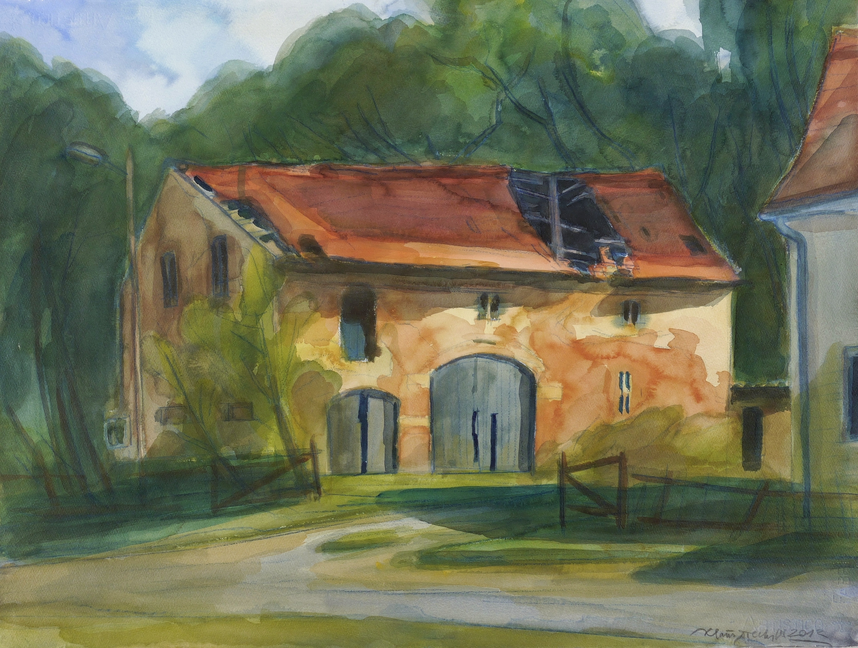 Verfallene Scheune II (Tronitz)