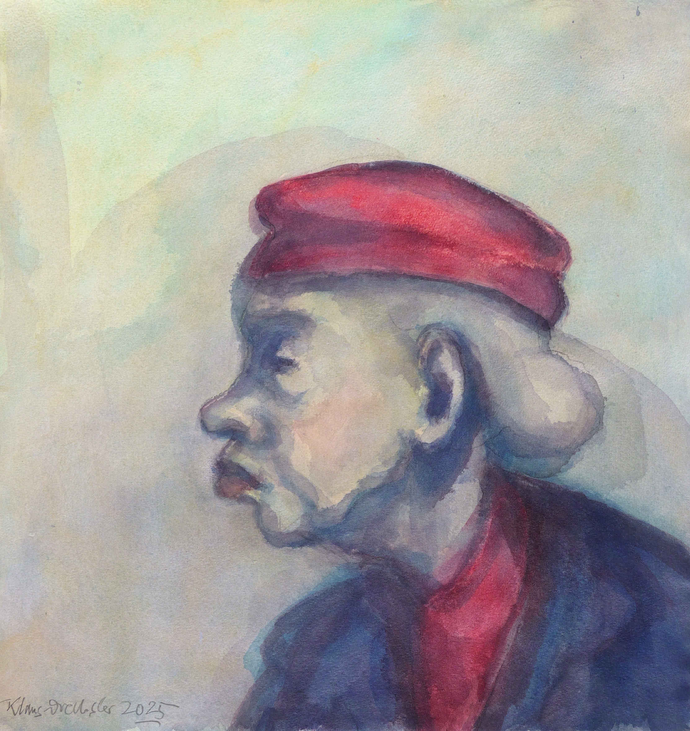 Alte Dame mit roten Käppi (Erinnerung an Charlotte) Alte Dame mit roten Käppi (Erinnerung an Charlotte)