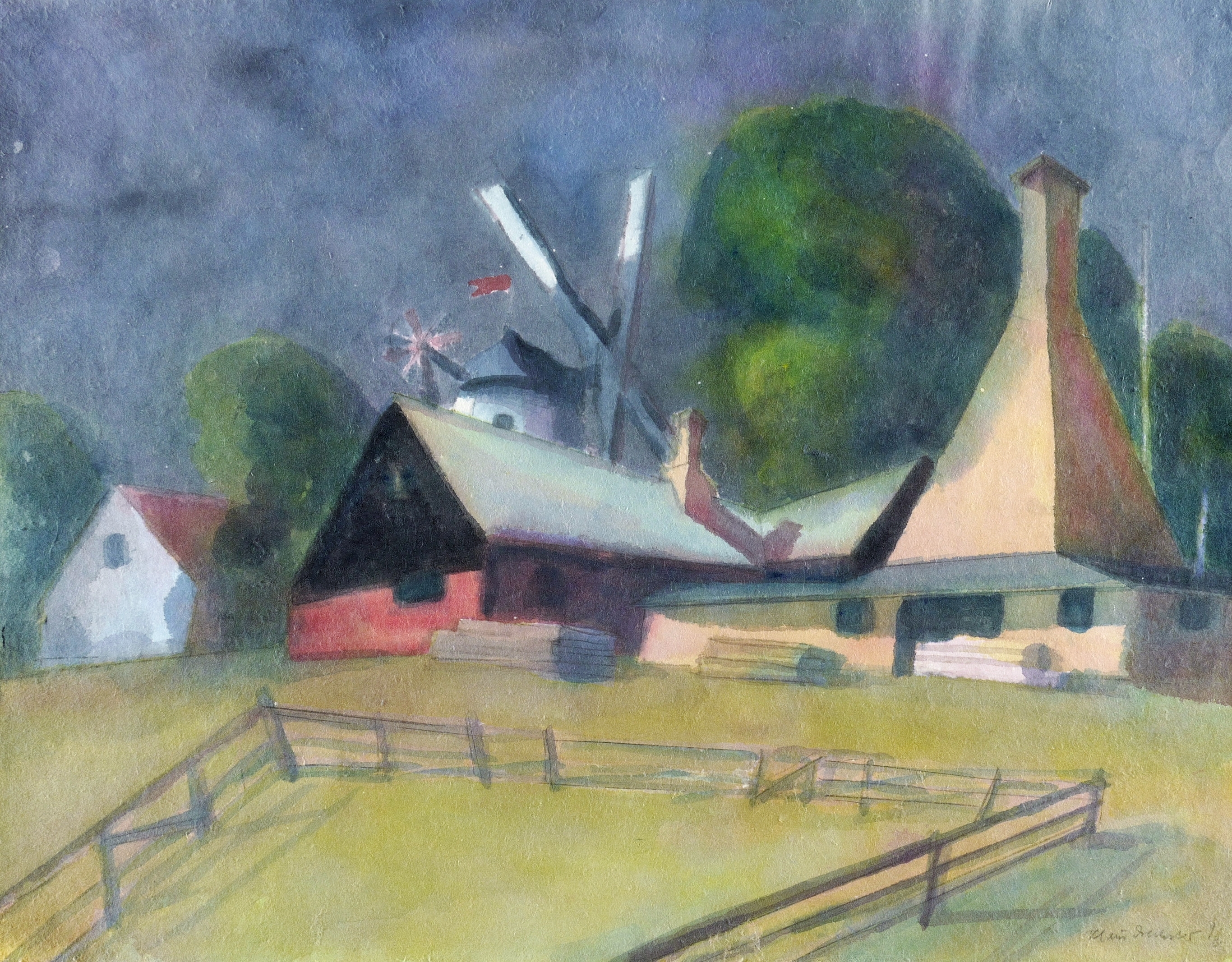 Aufziehendes Gewitter (Arsdale, Bornholm)