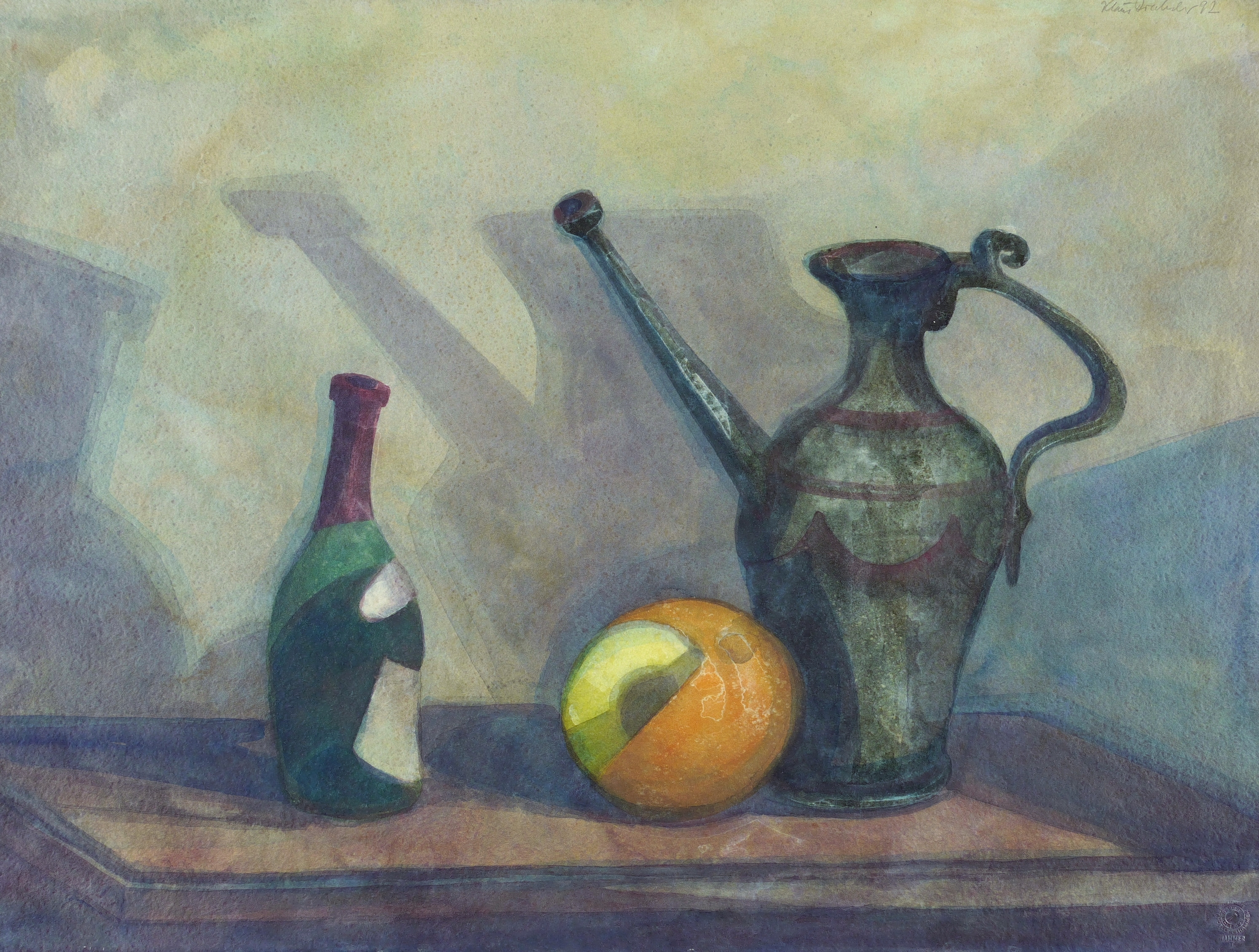 Stilleben mit türkischer Kanne