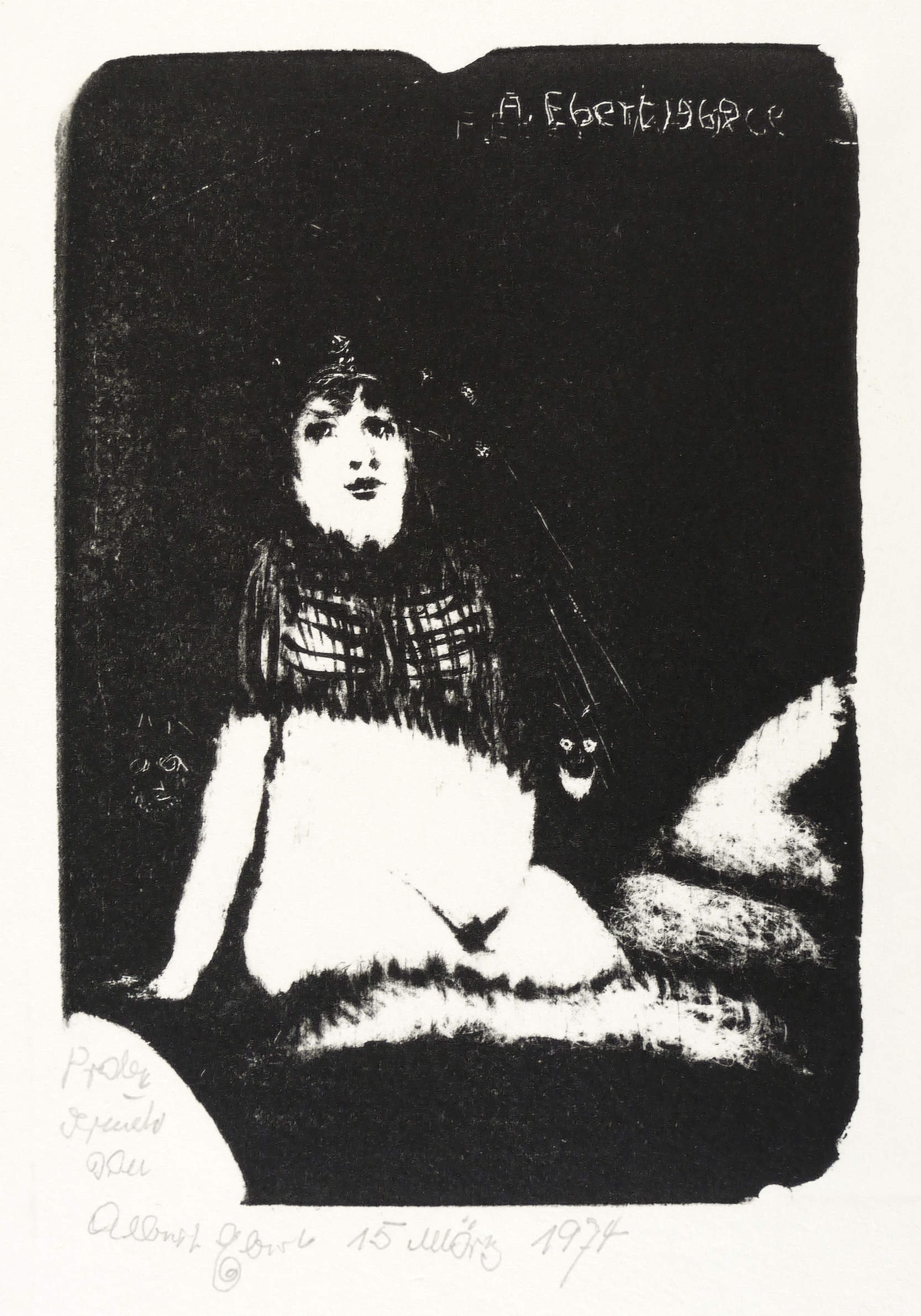 Mädchen mit Katze I