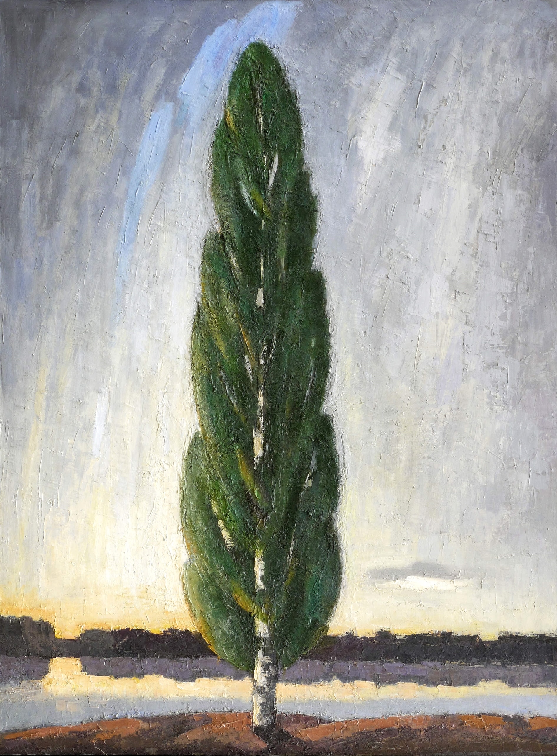 Ulrich Eisenfeld – „Birke am abendlichen Fluß“