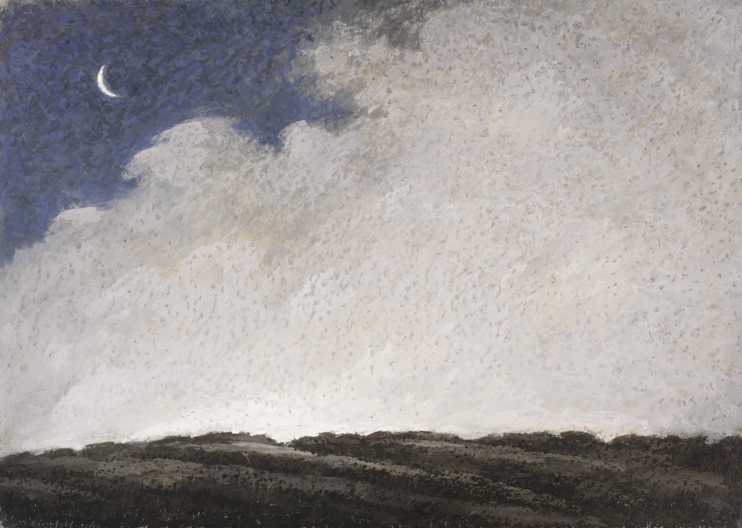 Ulrich Eisenfeld – „Mondsichel über dem Acker“