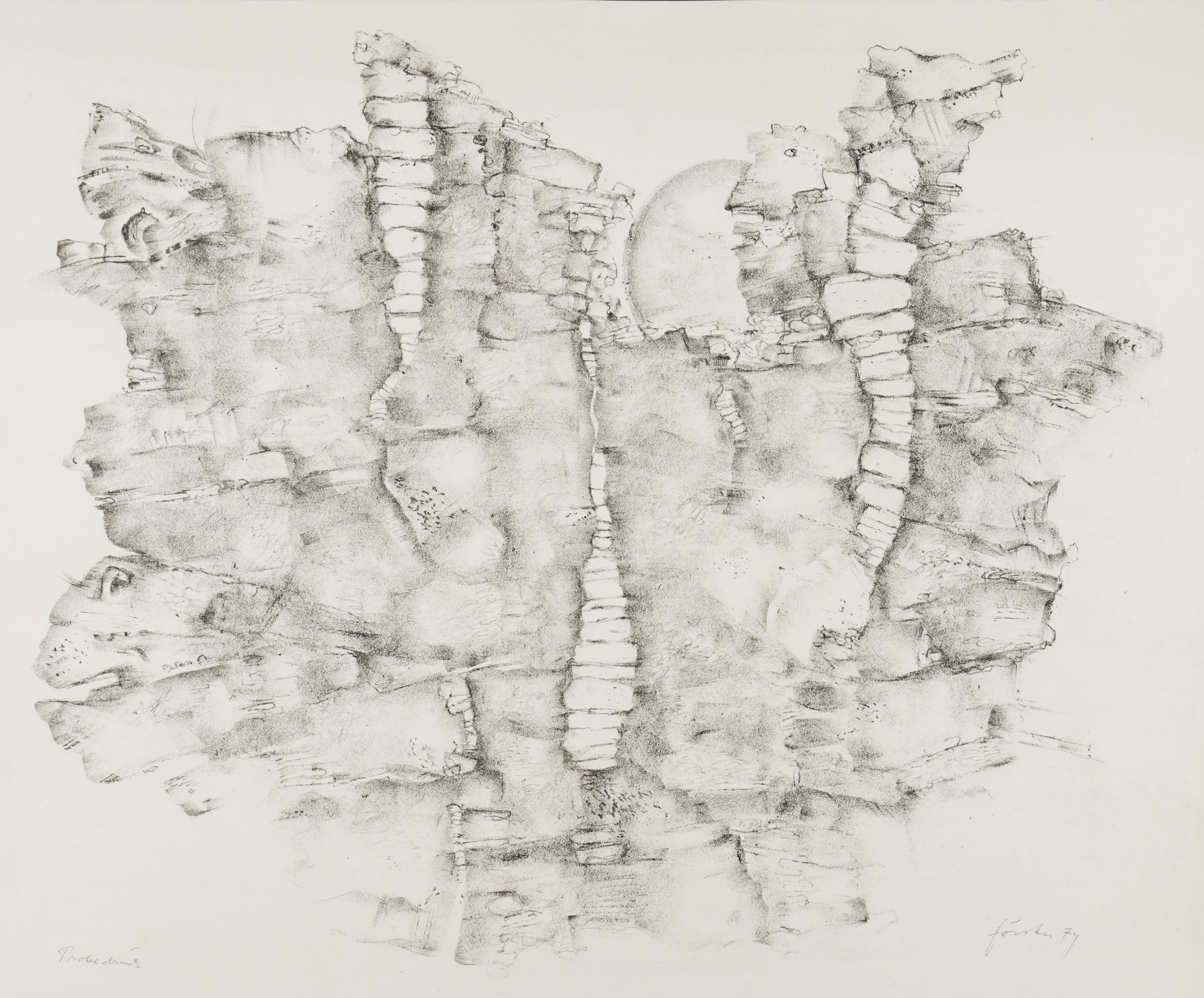 Labyrinth I (Fossiler Fels)