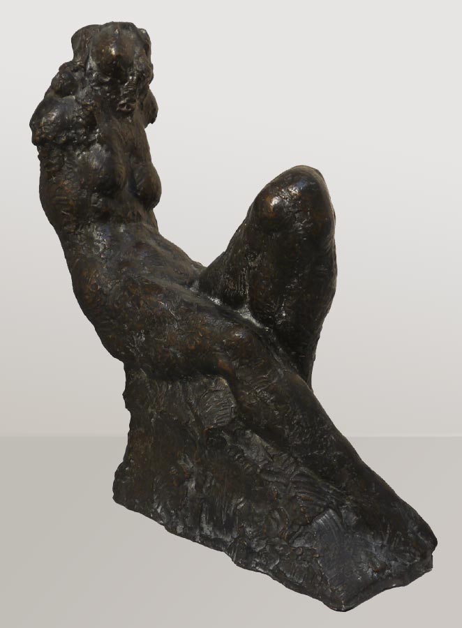 Wieland Förster, Sitzende mit angezogenem Bein, 1982