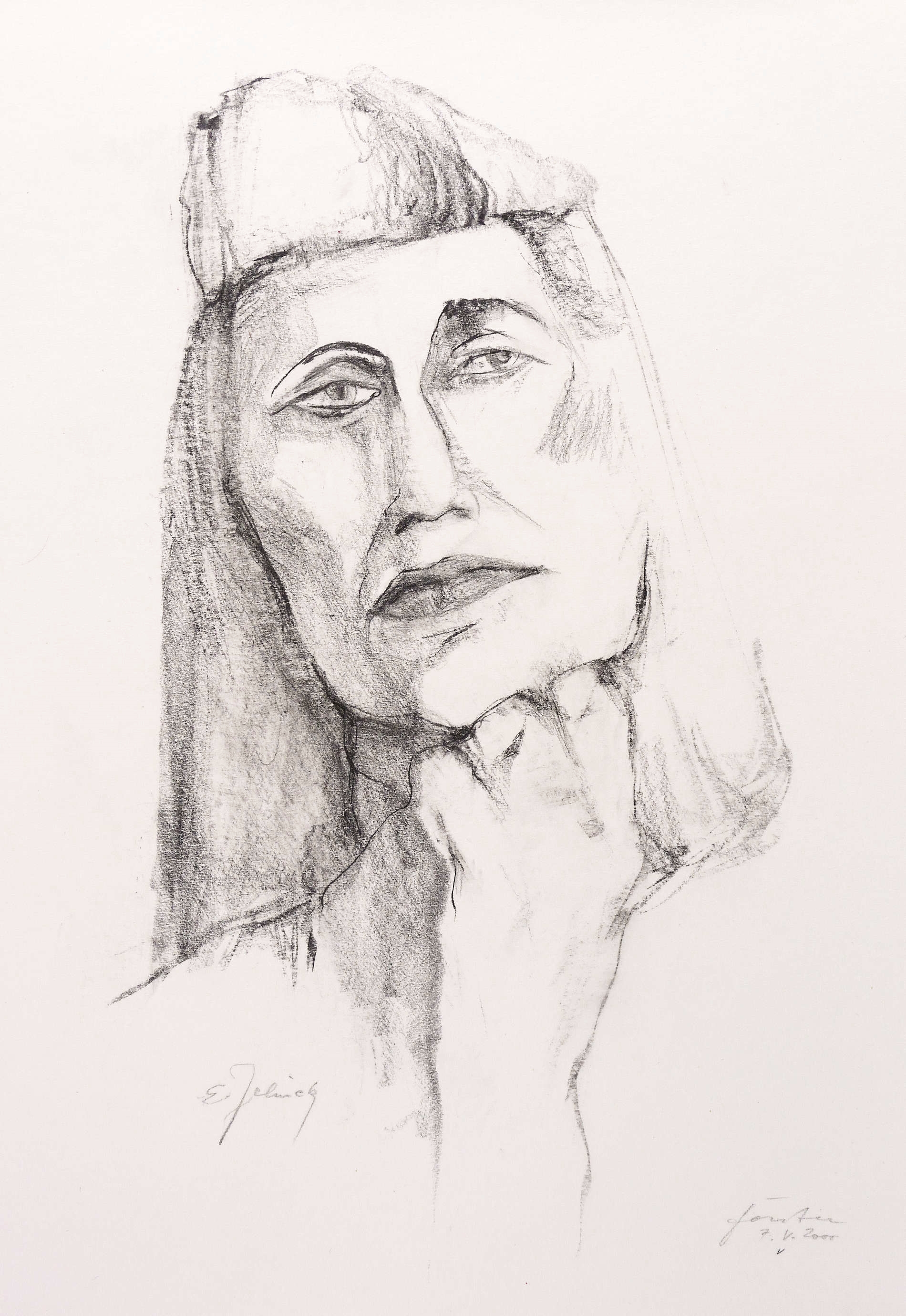 Bildnis Elfriede Jelinek V