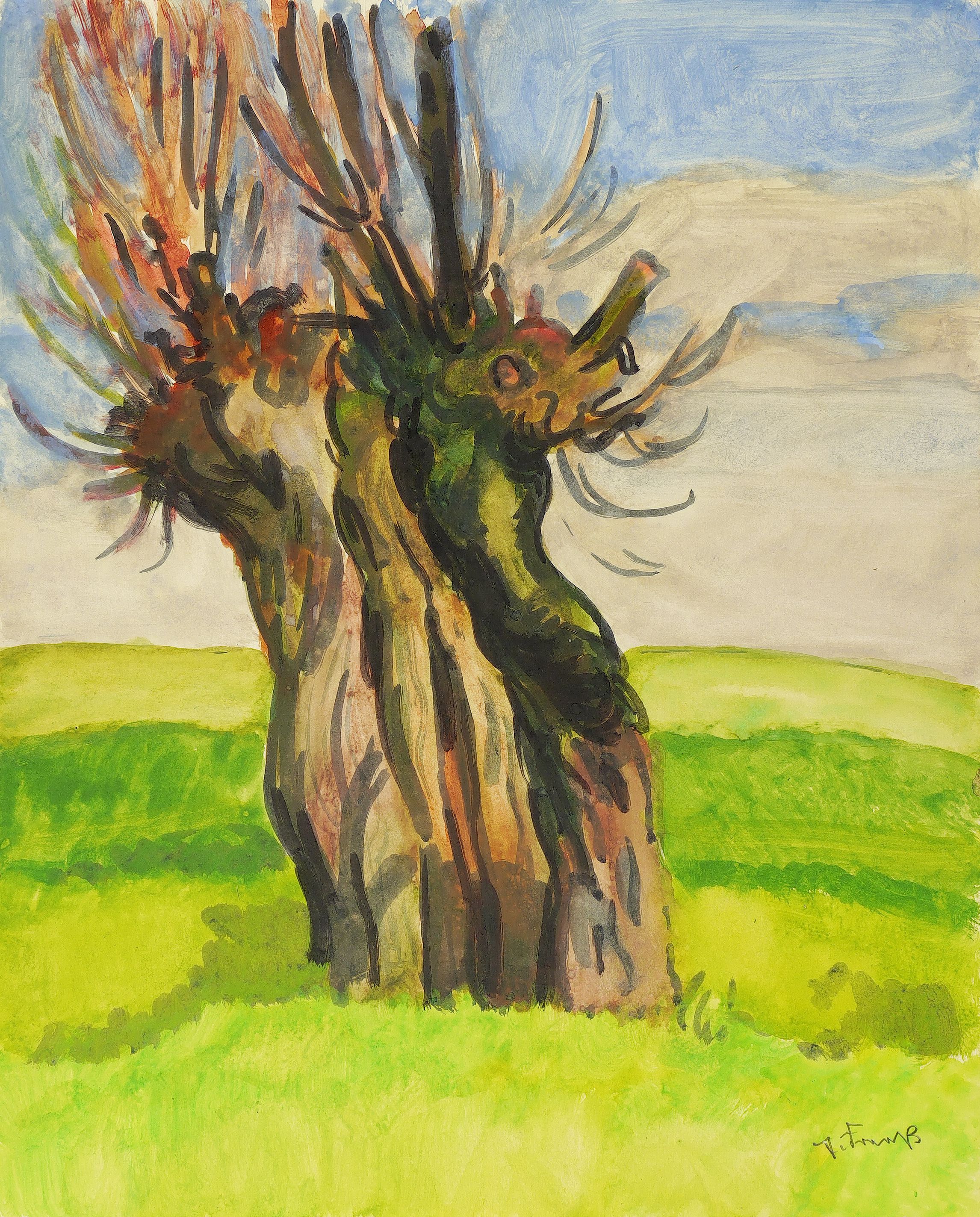 Erich Fraaß, Alter Weidenbaum, um 1923