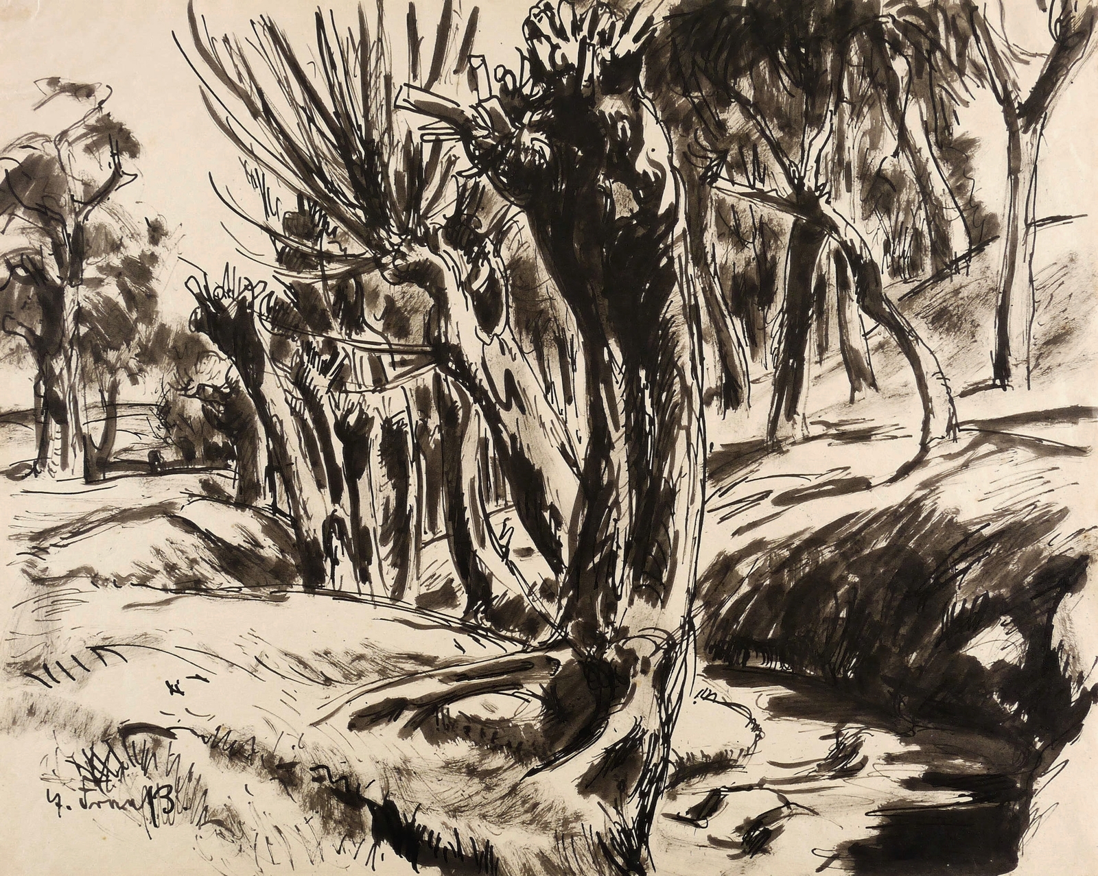 Erich Fraaß, Weiden am Nöthnitzbach, 1928