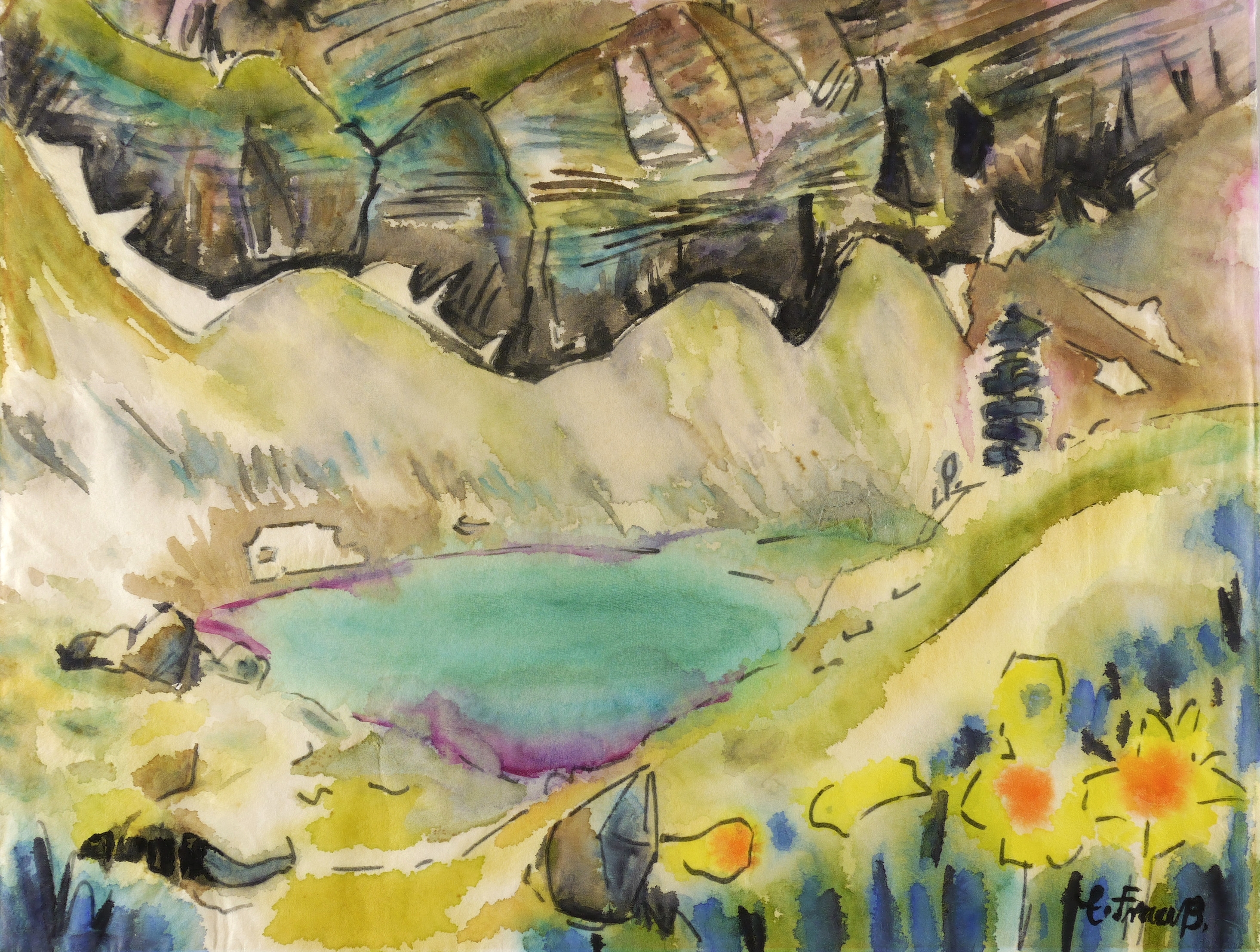 Erich Fraaß, Alpensee, 1937-1939