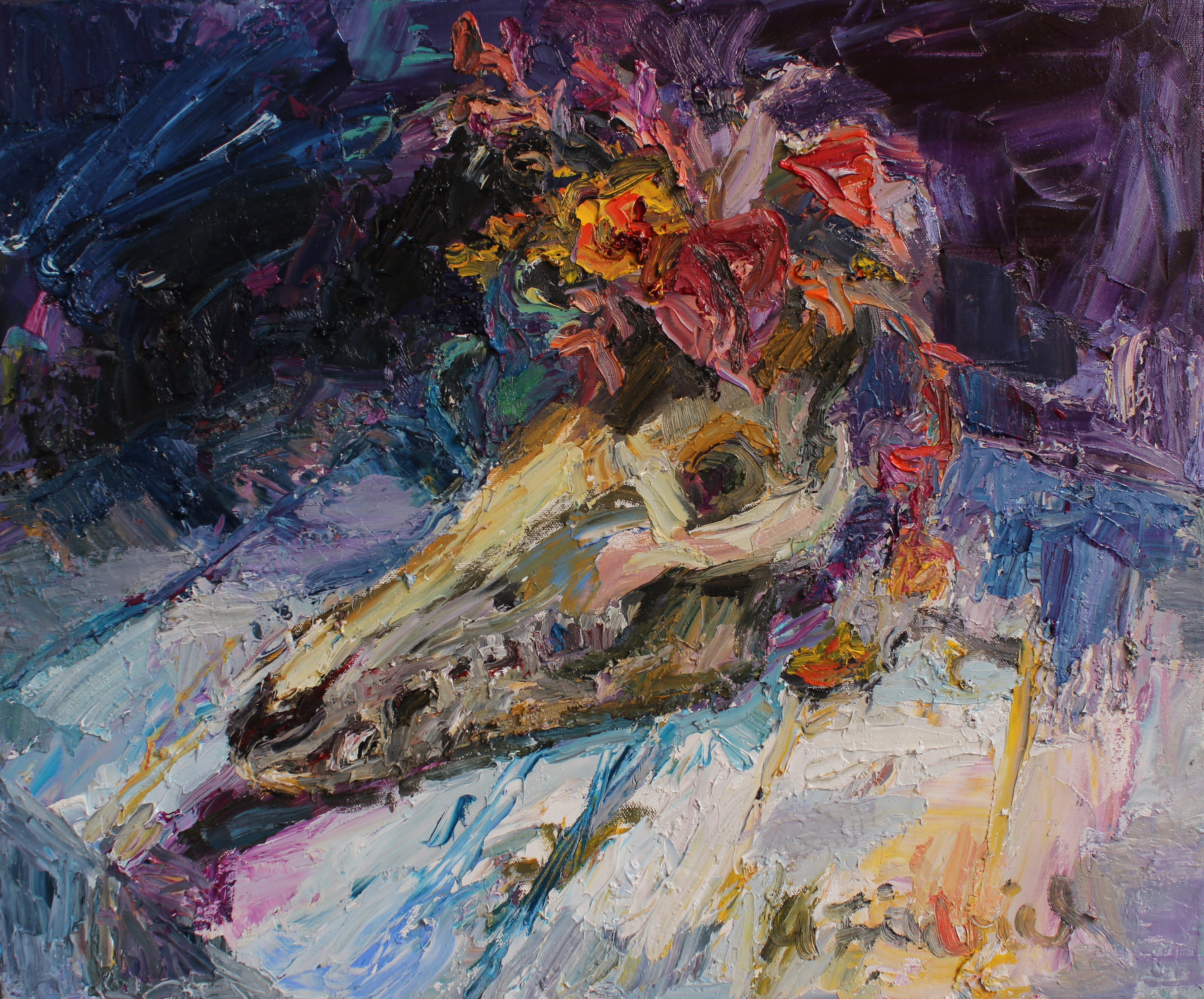 Mandy Friedrich – „Geschmückter Schädel“