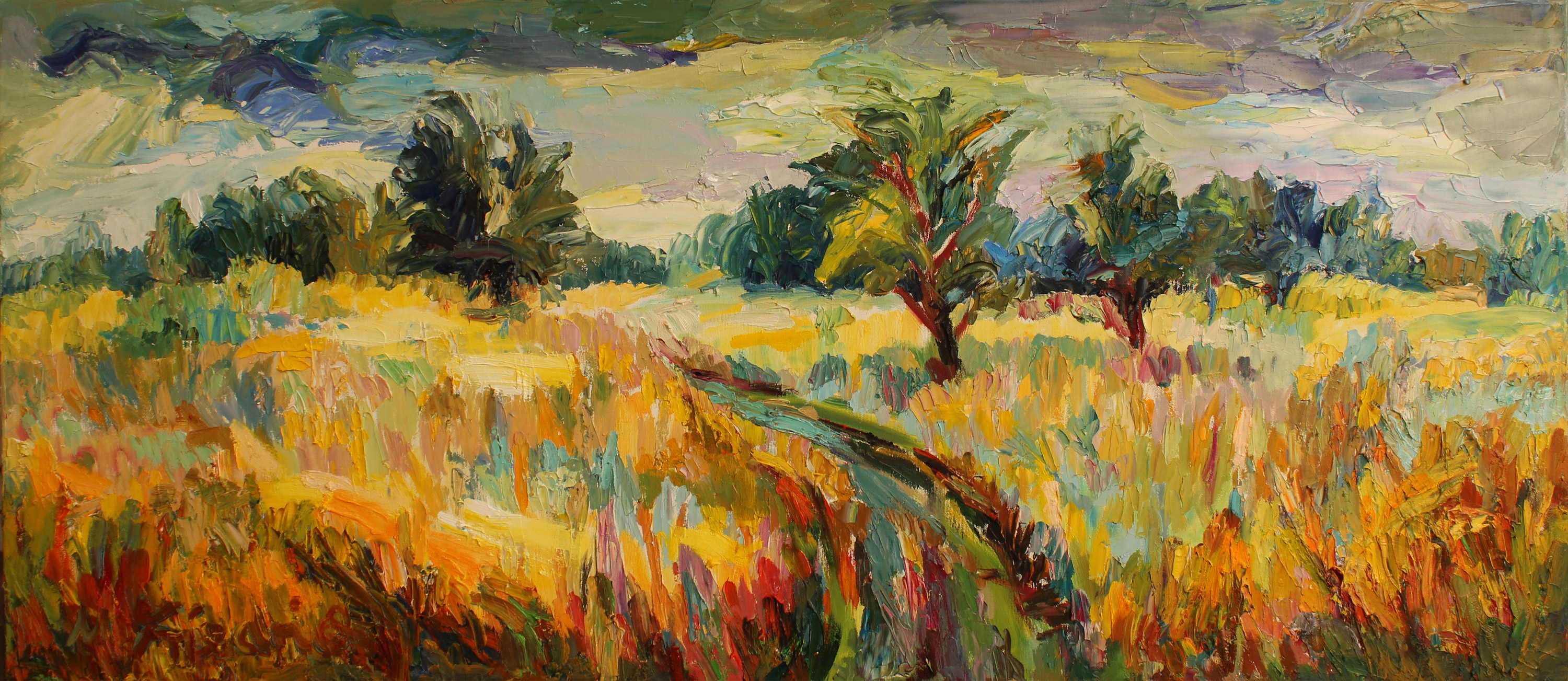 Mandy Friedrich – „Hufewiese im Sommer“