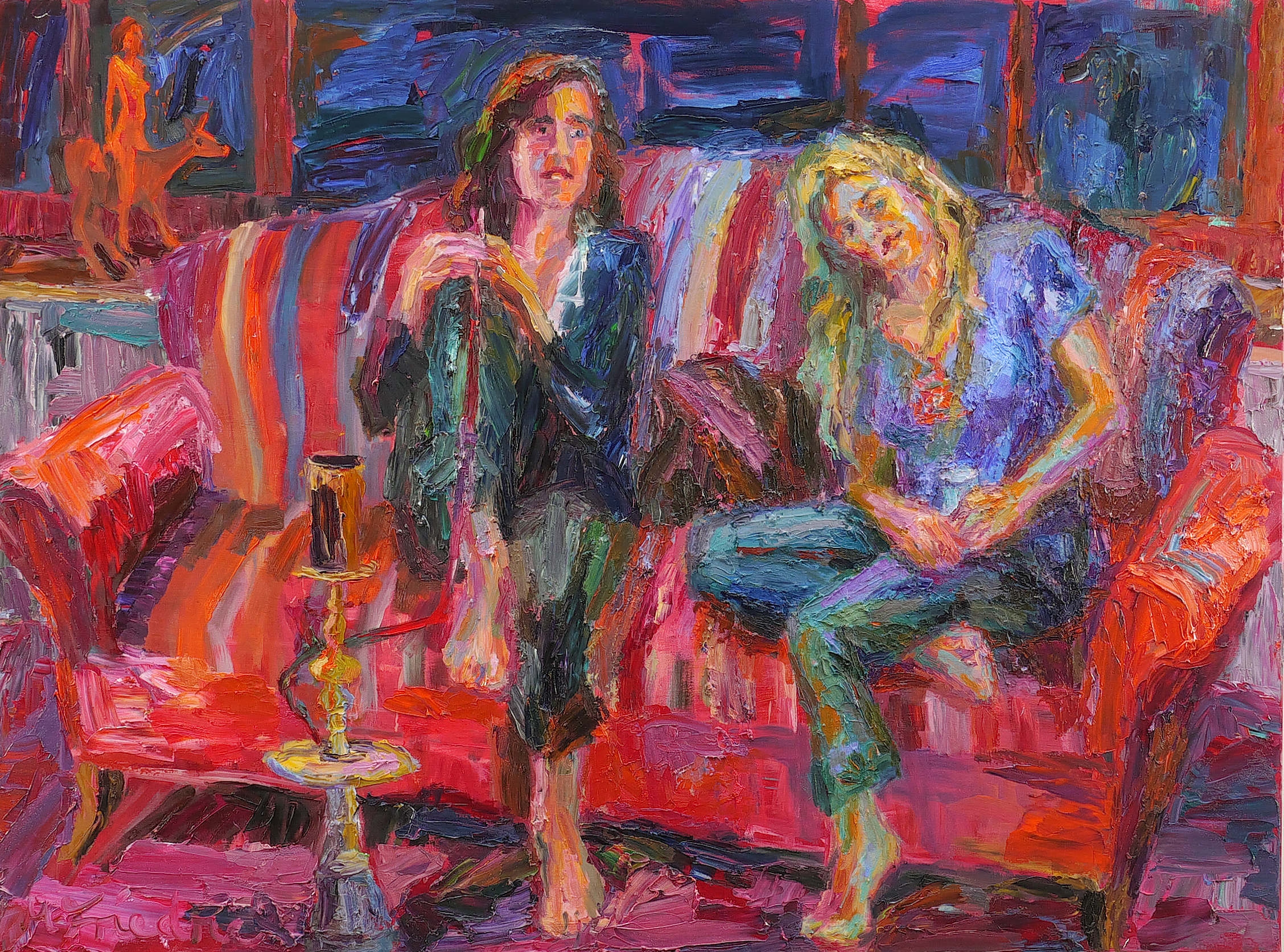 Mandy Friedrich – „Shishapoeten mit Reiterin“