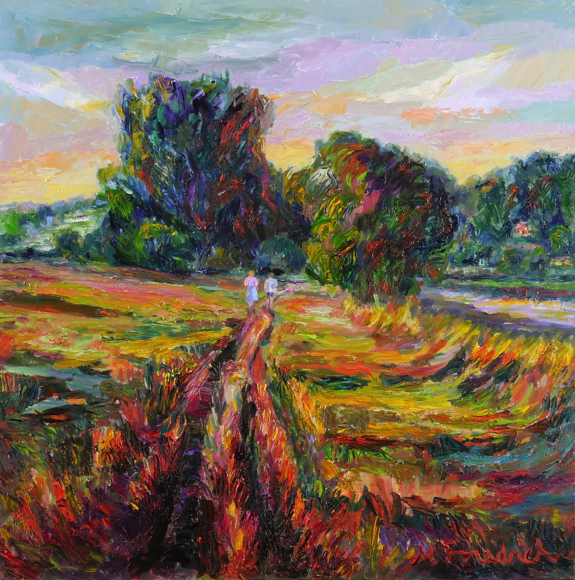 Wiesenpaar (Elbufer)