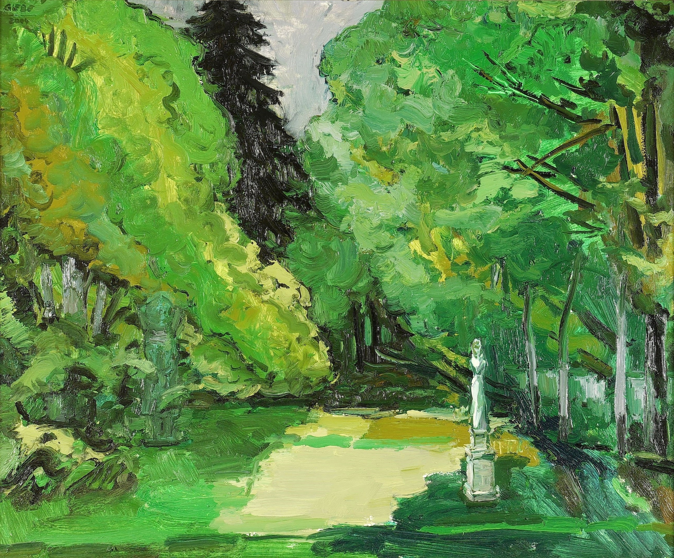 Hubertus Giebe, Garten Herkulesstrasse, 2004