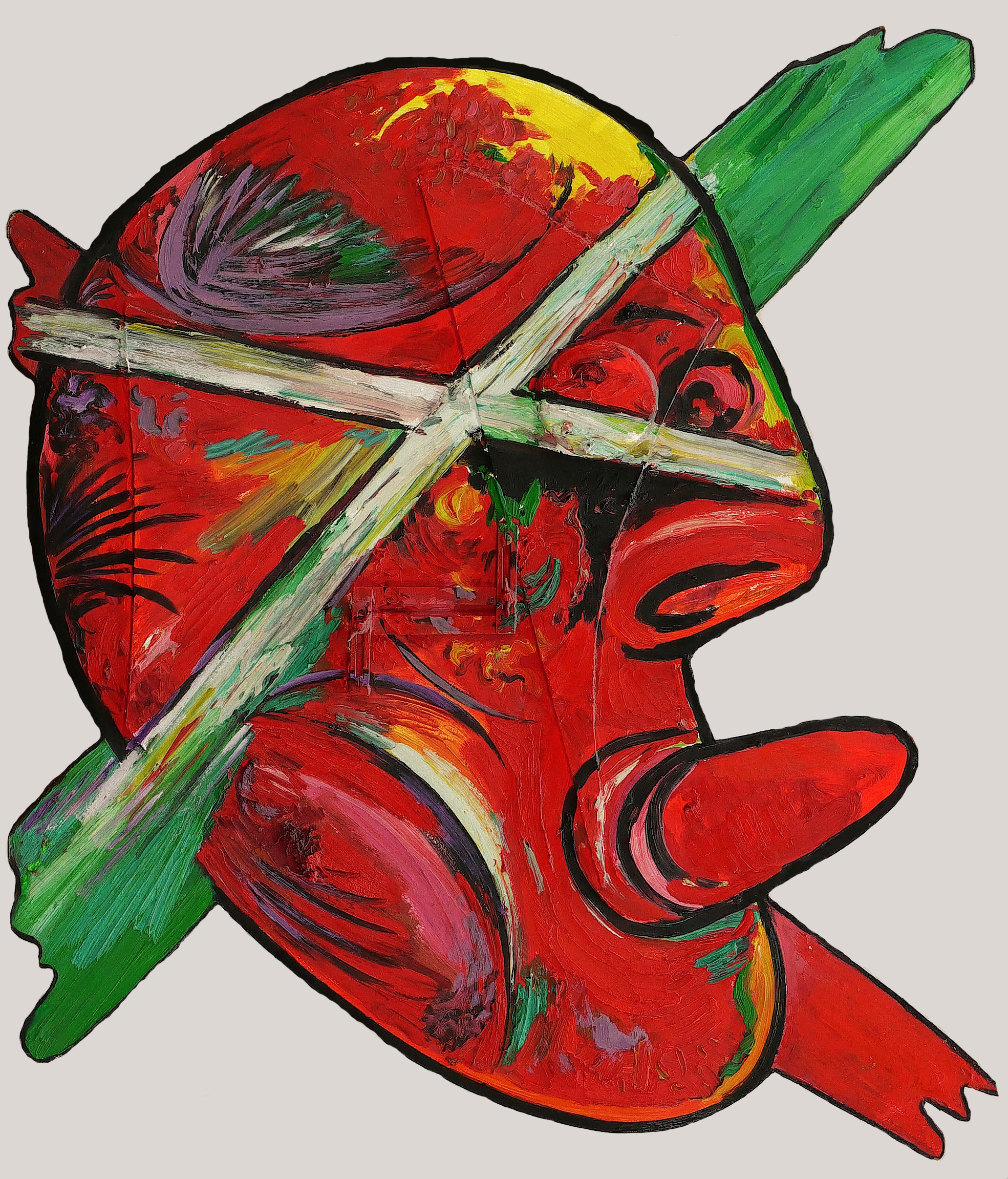 Hubertus Giebe – „Kopf mit roter Zunge“