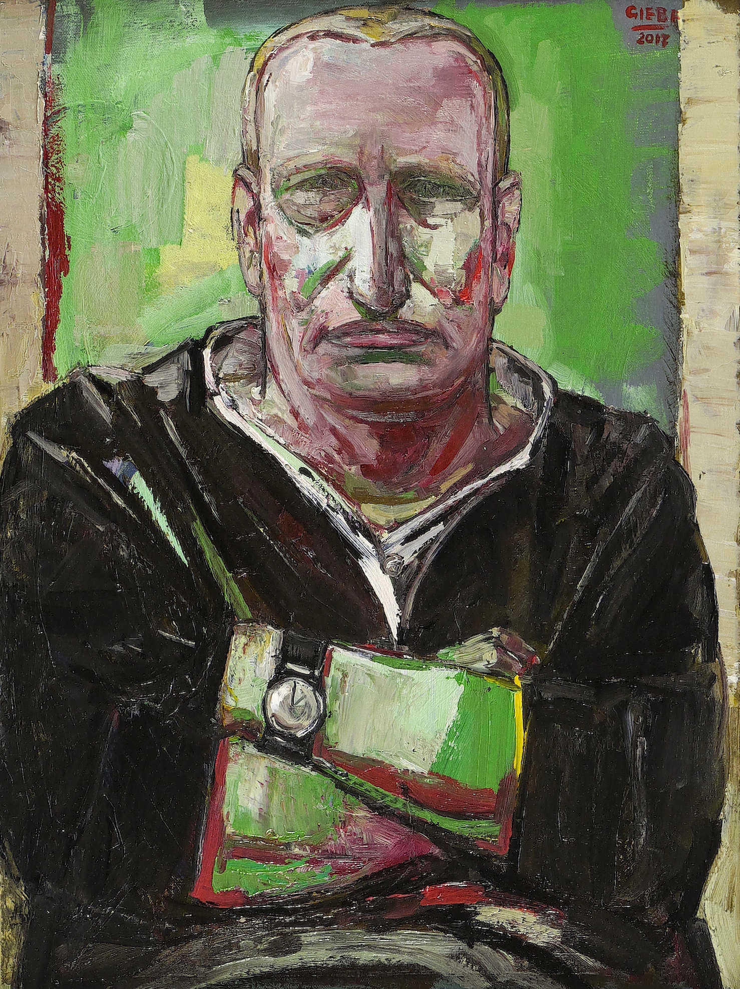 Selbstbildnis mit verschränkten Armen Selbstbildnis mit verschränkten Armen