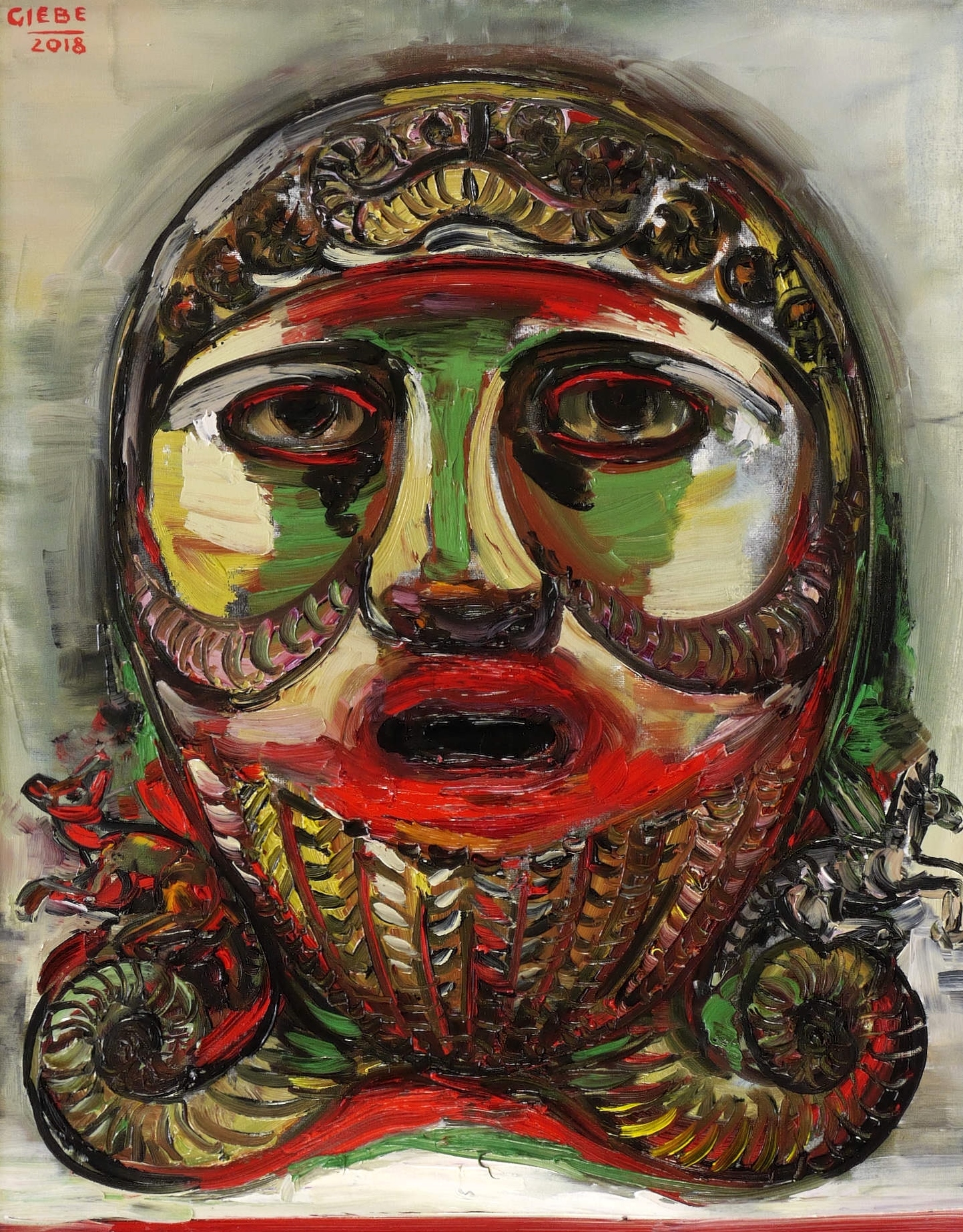 Keltische Maske Keltische Maske