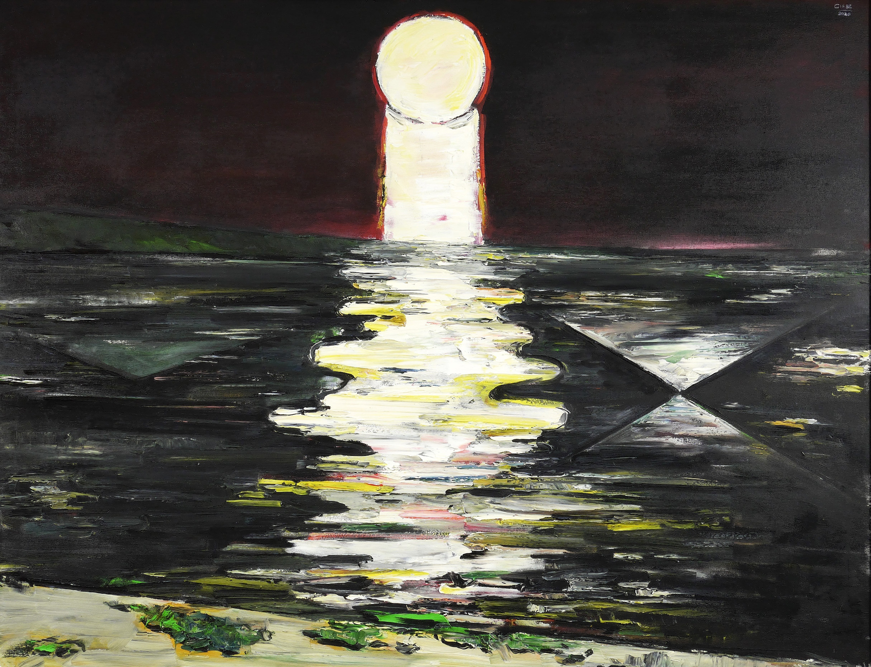 Hubertus Giebe, Mondlicht, 2021