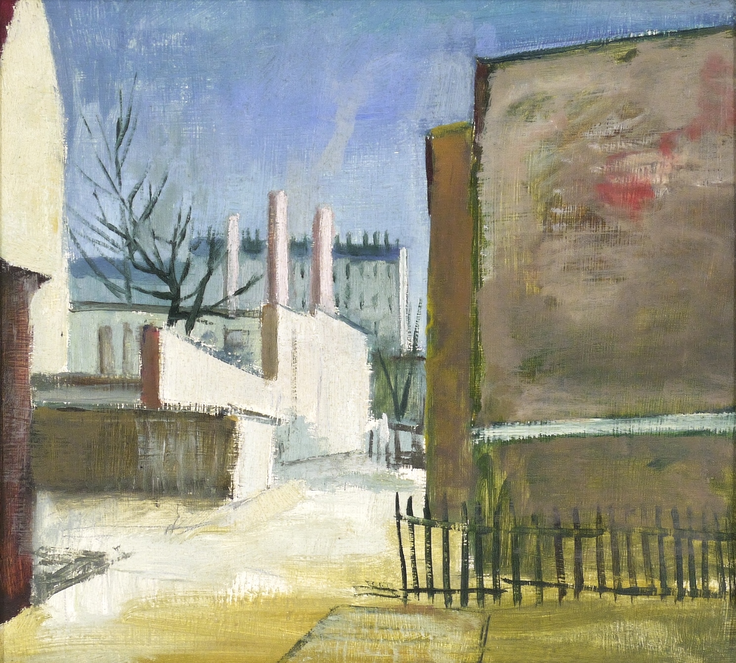 Hubertus Giebe, Am Bischofsweg (Dresden-Neustadt), 1974