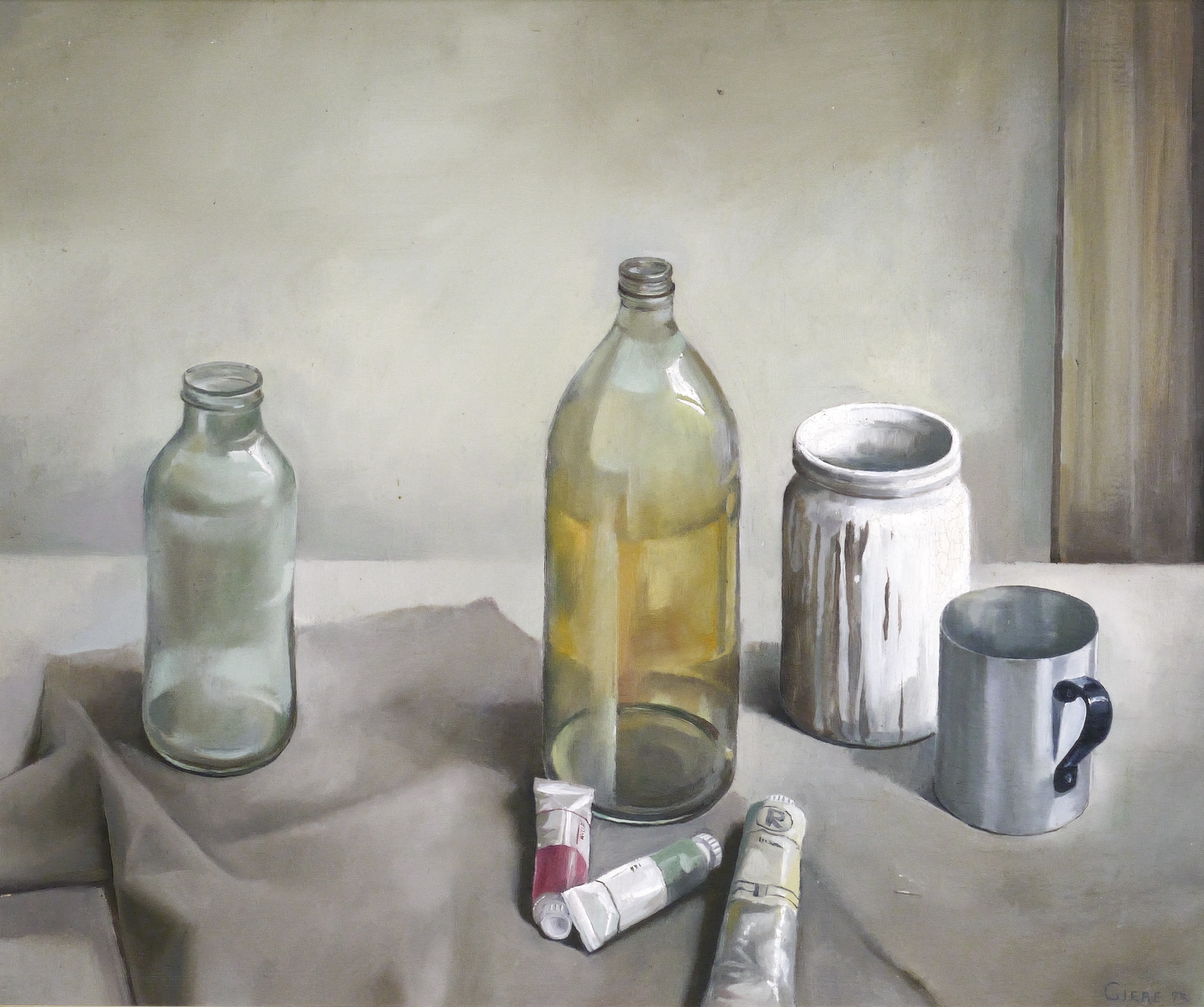 Stillleben mit Flaschen