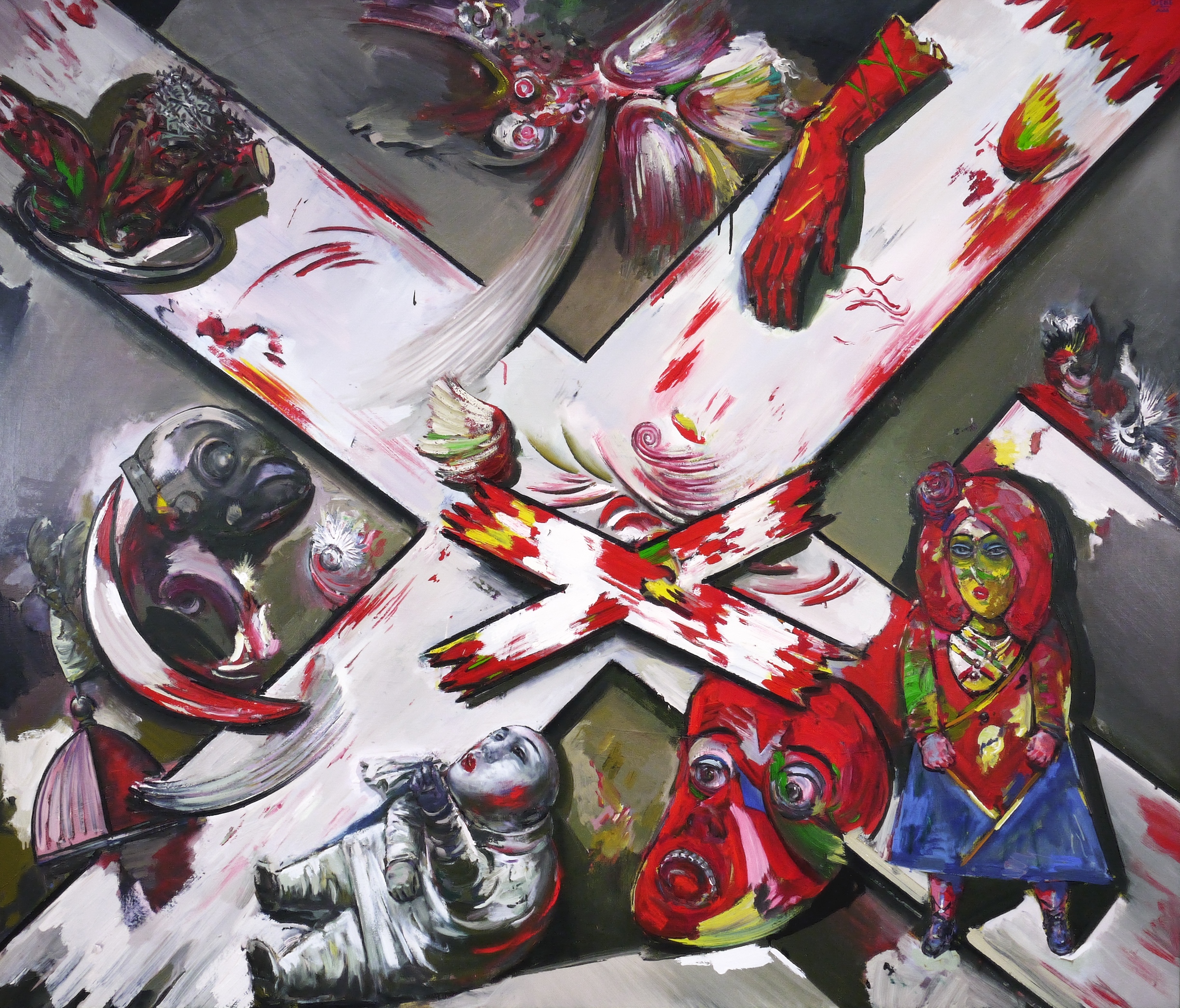 Hubertus Giebe, Das Andreaskreuz, 2008