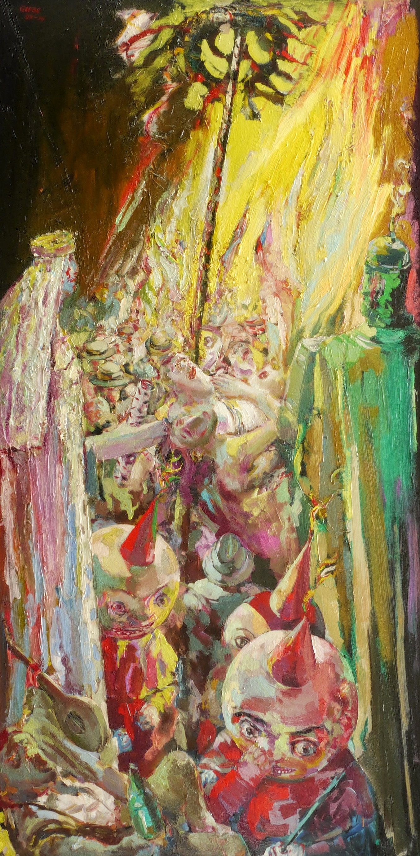 Hubertus Giebe, Grotesker Karneval, 1987-1990