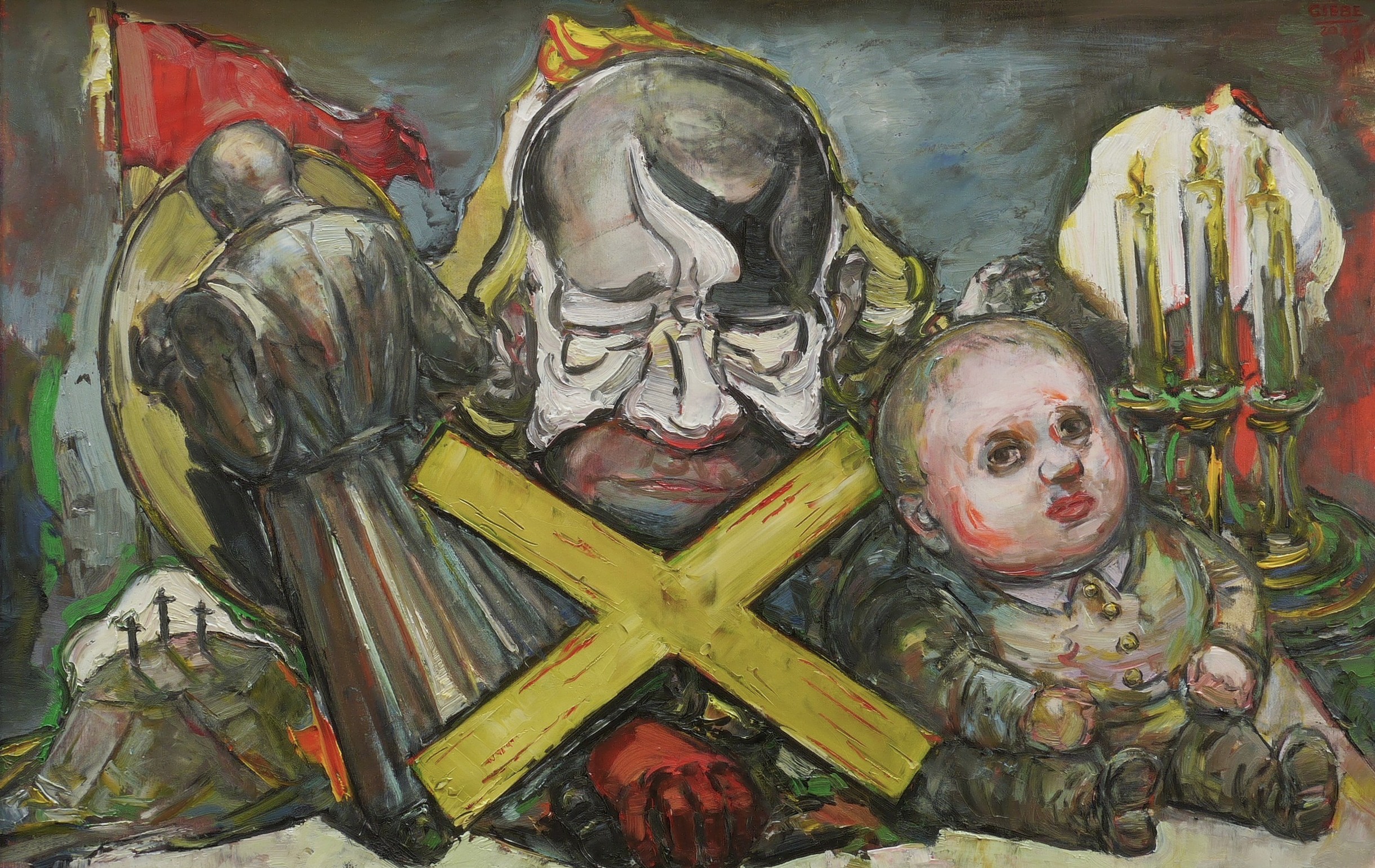 Hubertus Giebe – „Macht und Maske (Das Kreuz)“