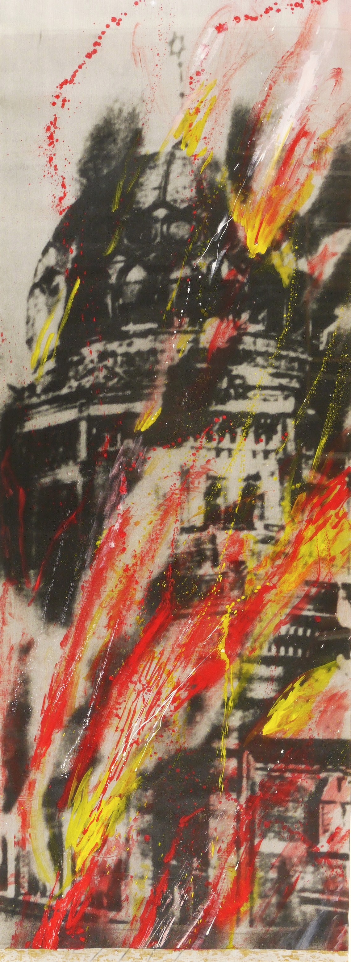 Hubertus Giebe – „Brennende Synagoge“