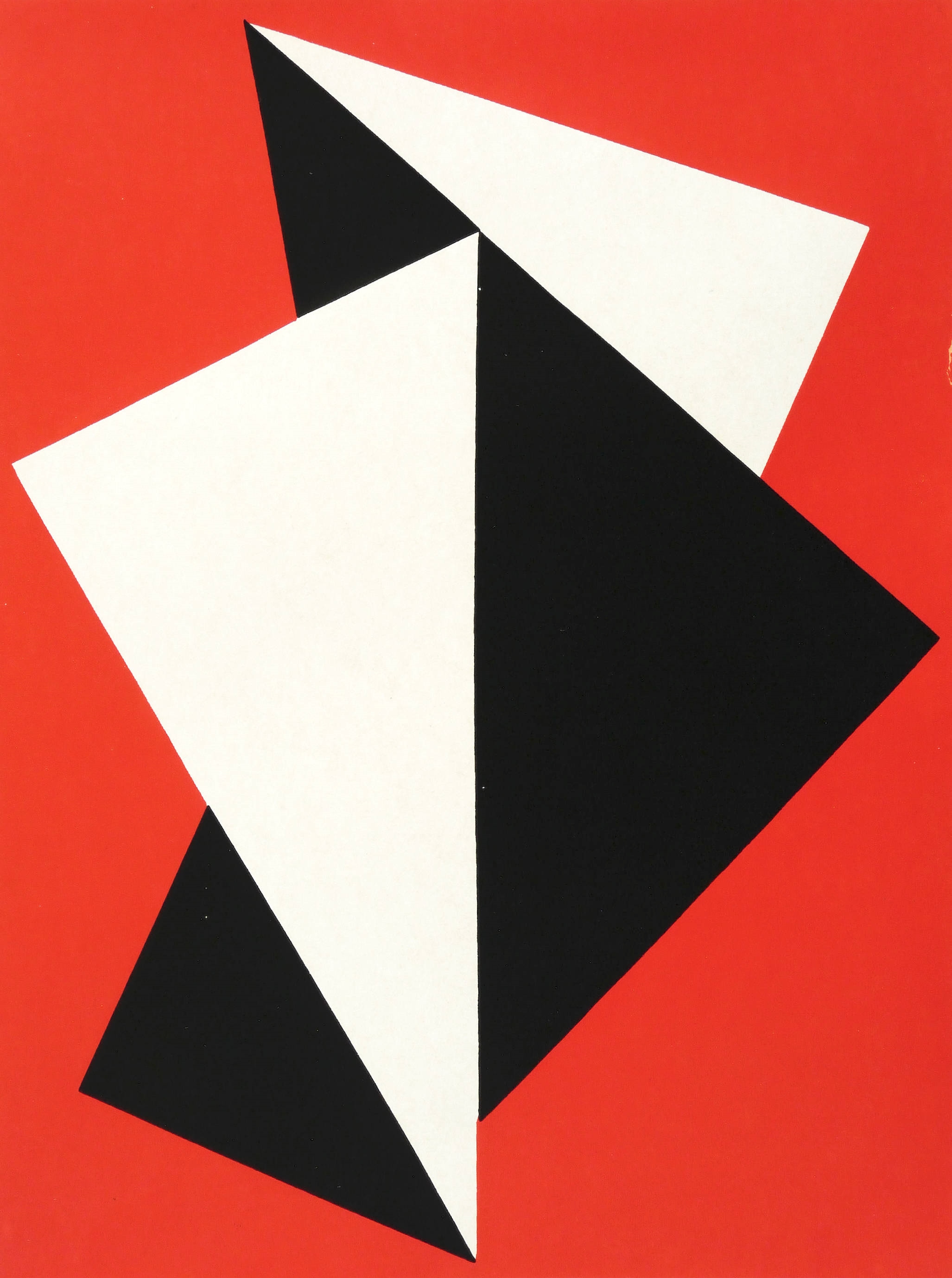 Räumliche Faltung (Schwarz-Weiß vor Rot)