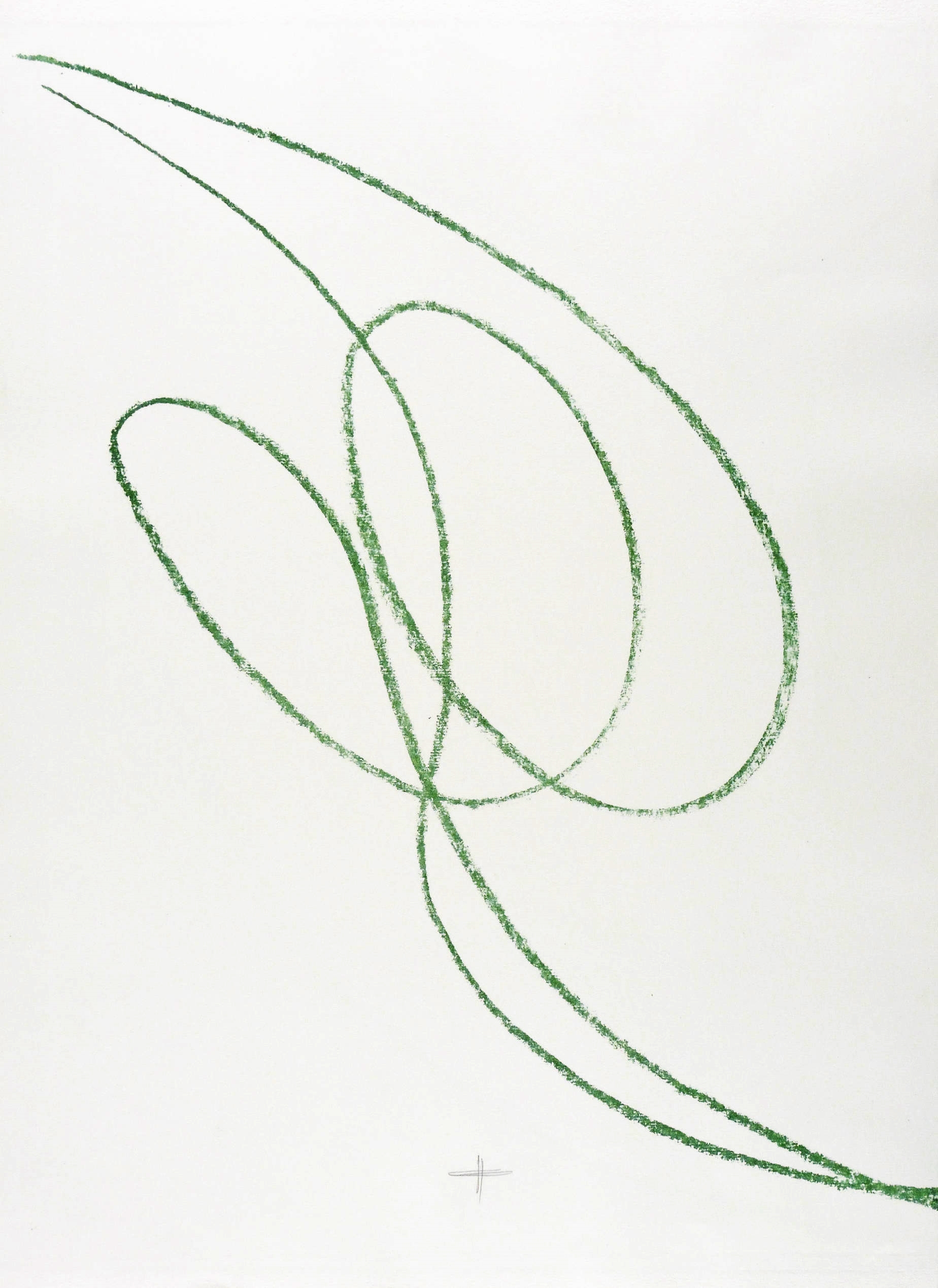 Blattform I (Skalendruck 1 - Dunkelgrün)