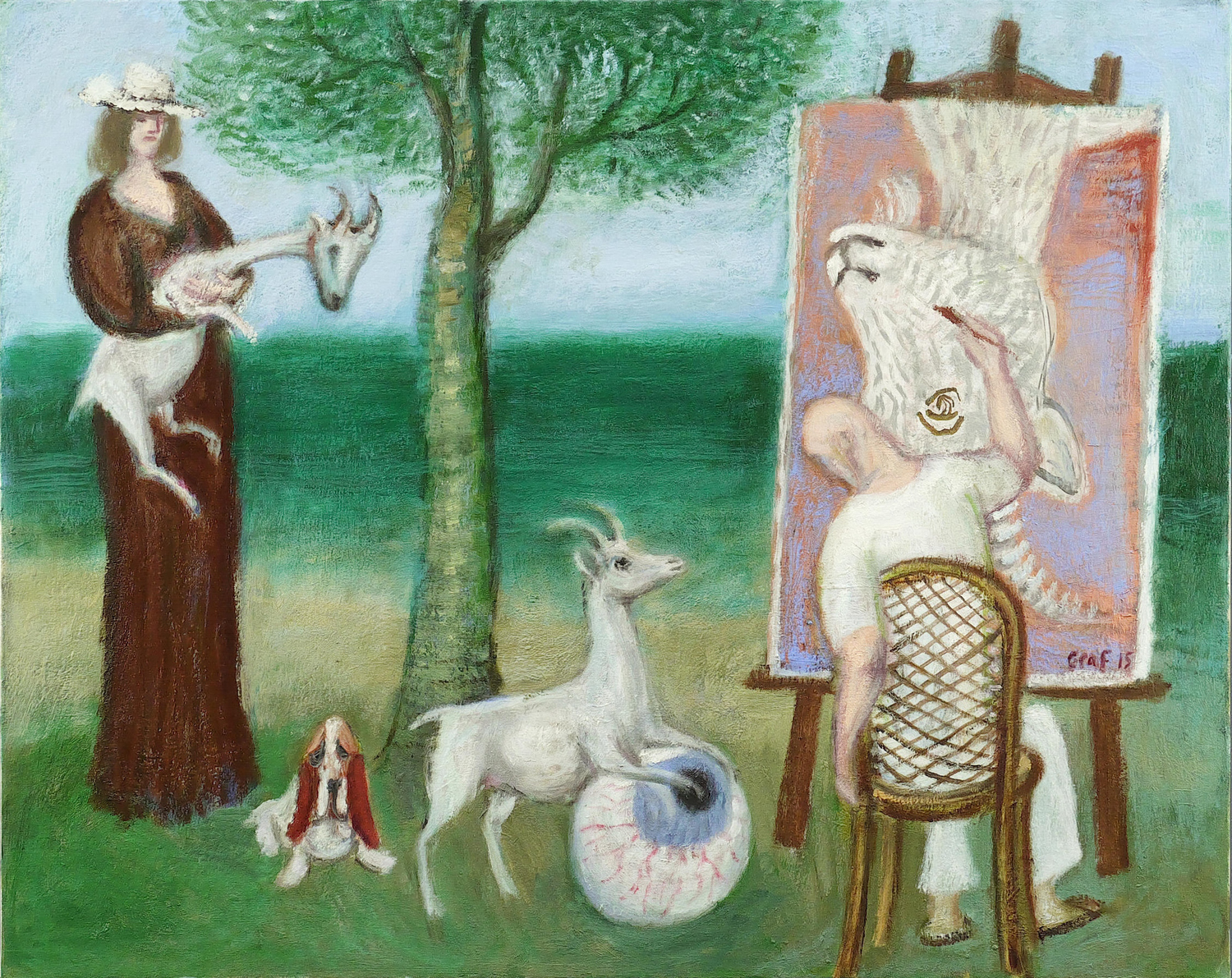 Peter Graf – „Georg malt Ziegenkopf“