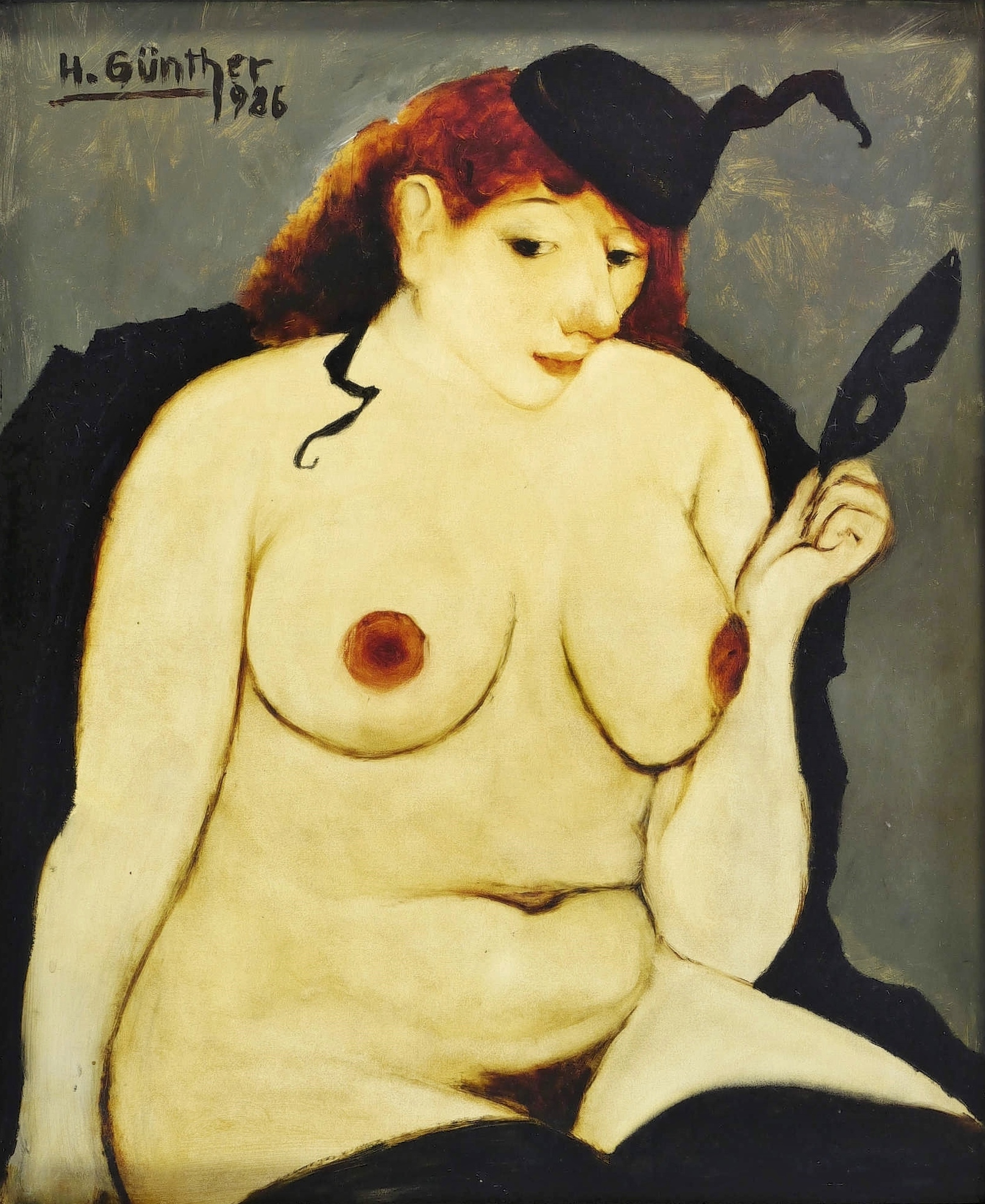 Herta Günther – „Akt mit Maske“