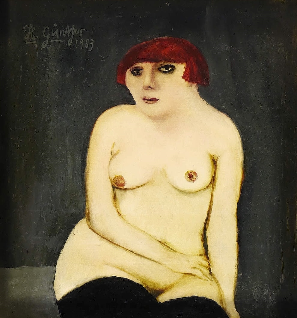 Herta Günther – „Sitzender Akt“