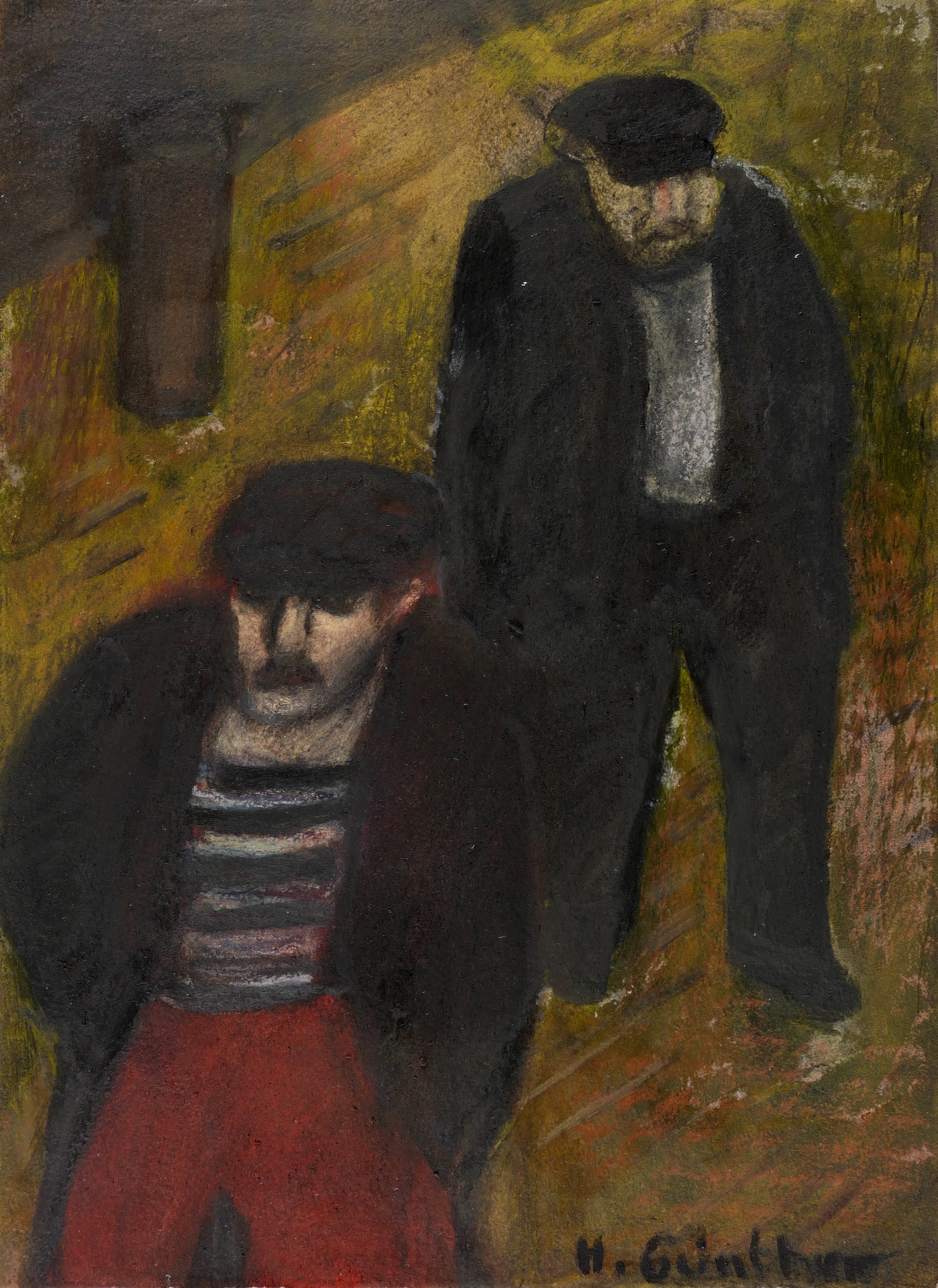 Herta Günther, Zwei Seemänner, 1985-1990