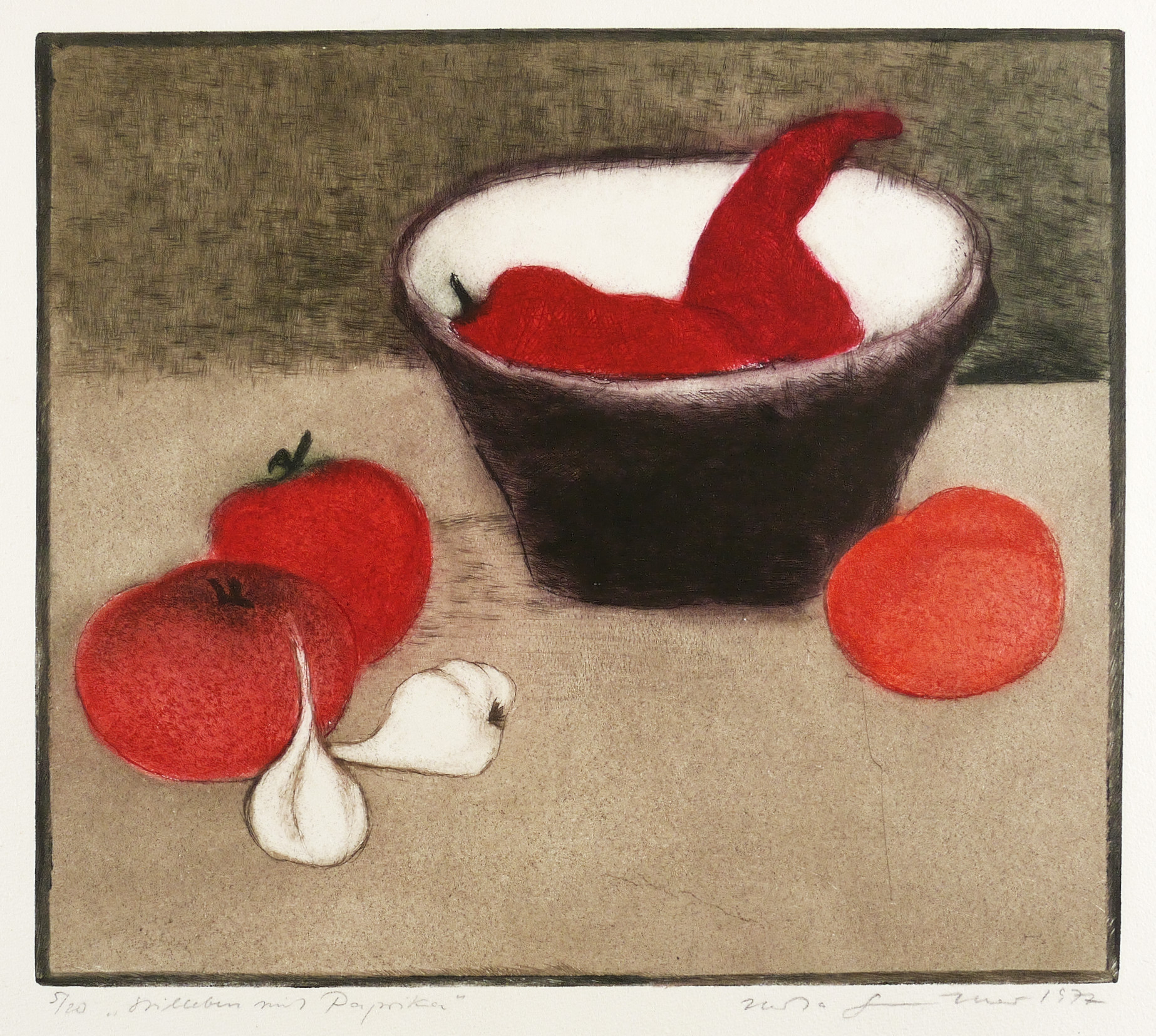 Stillleben mit Paprika