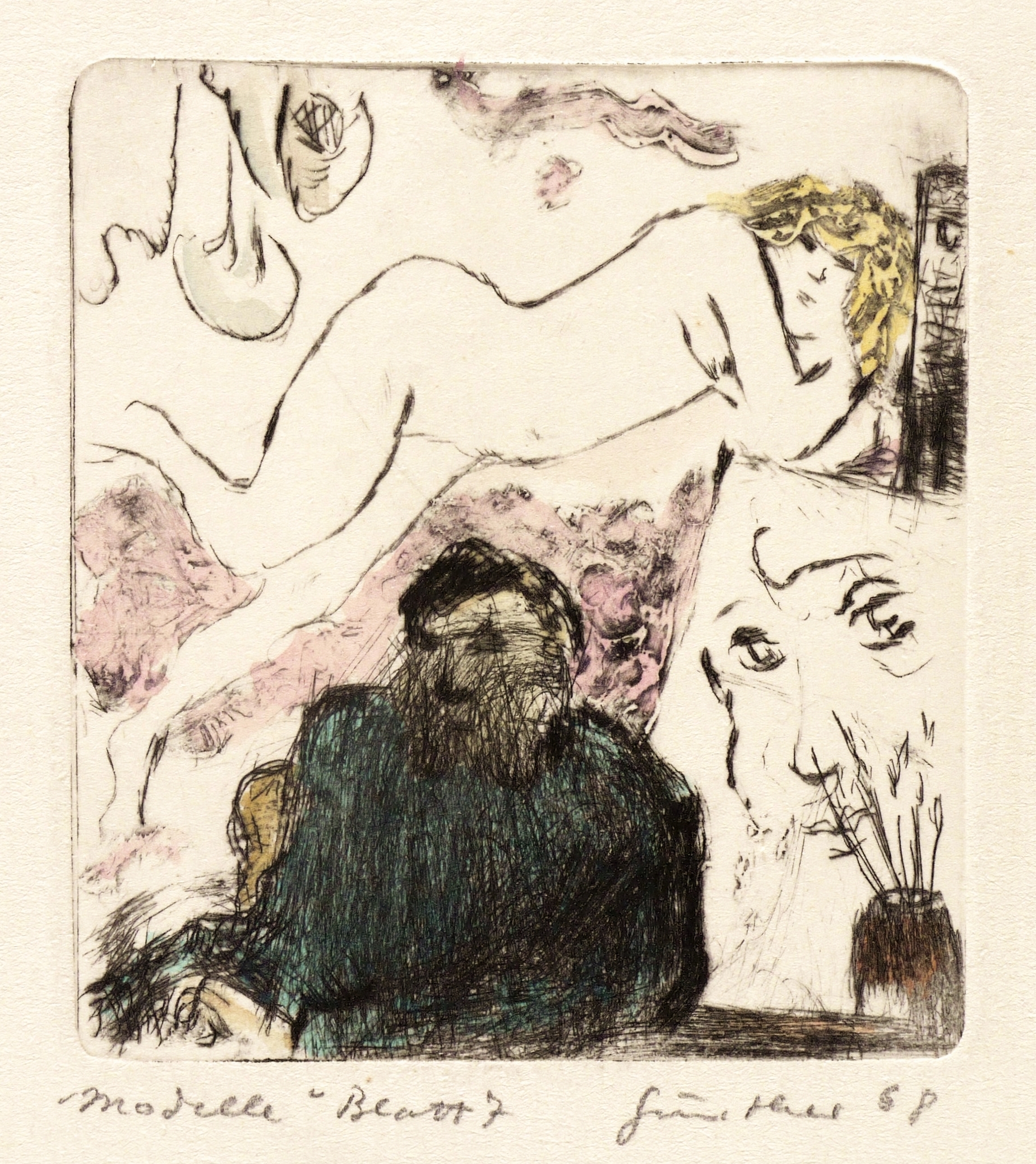 Maler und Modell Maler und Modell