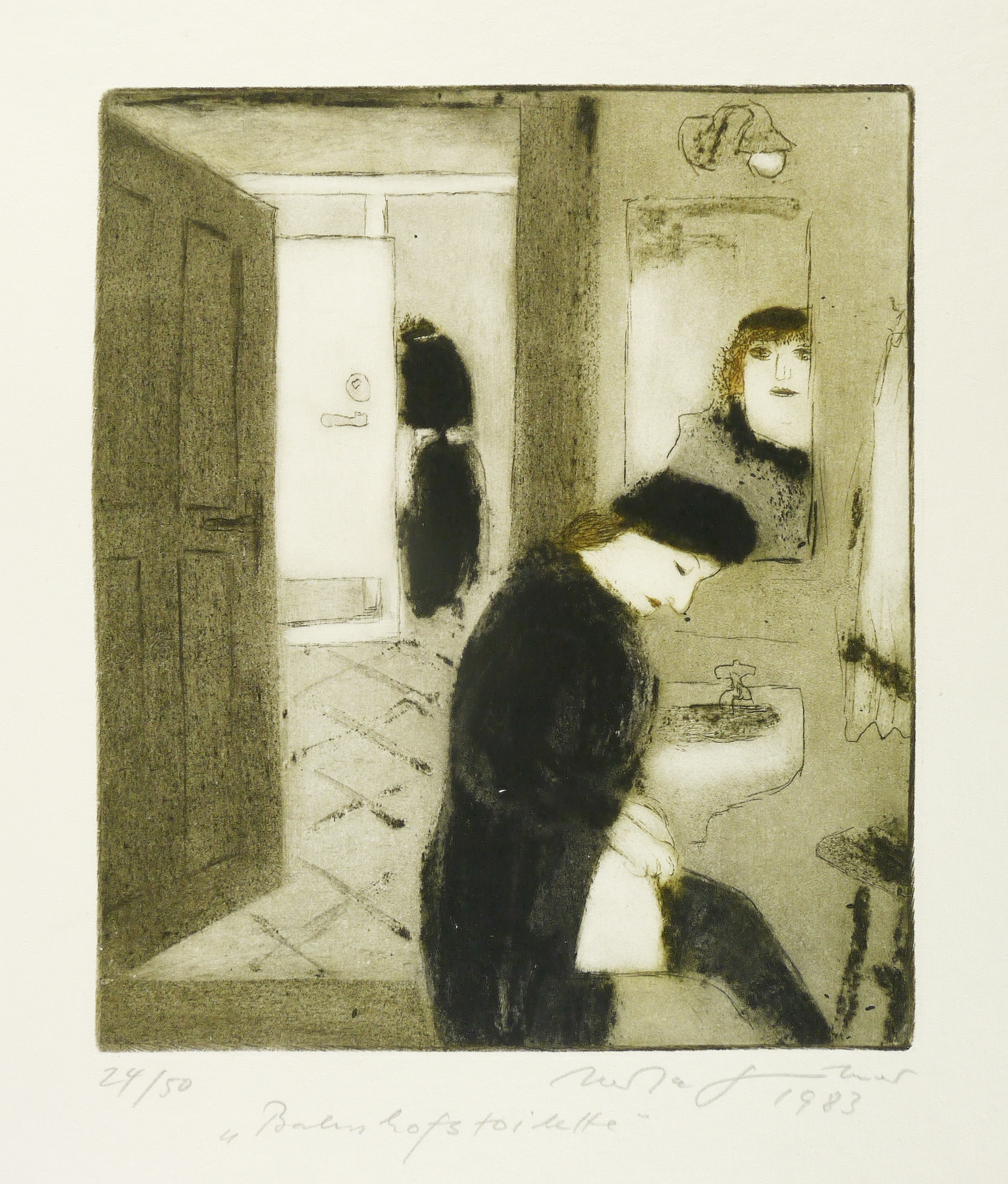 Herta Günther, Bahnhofstoilette, 1983