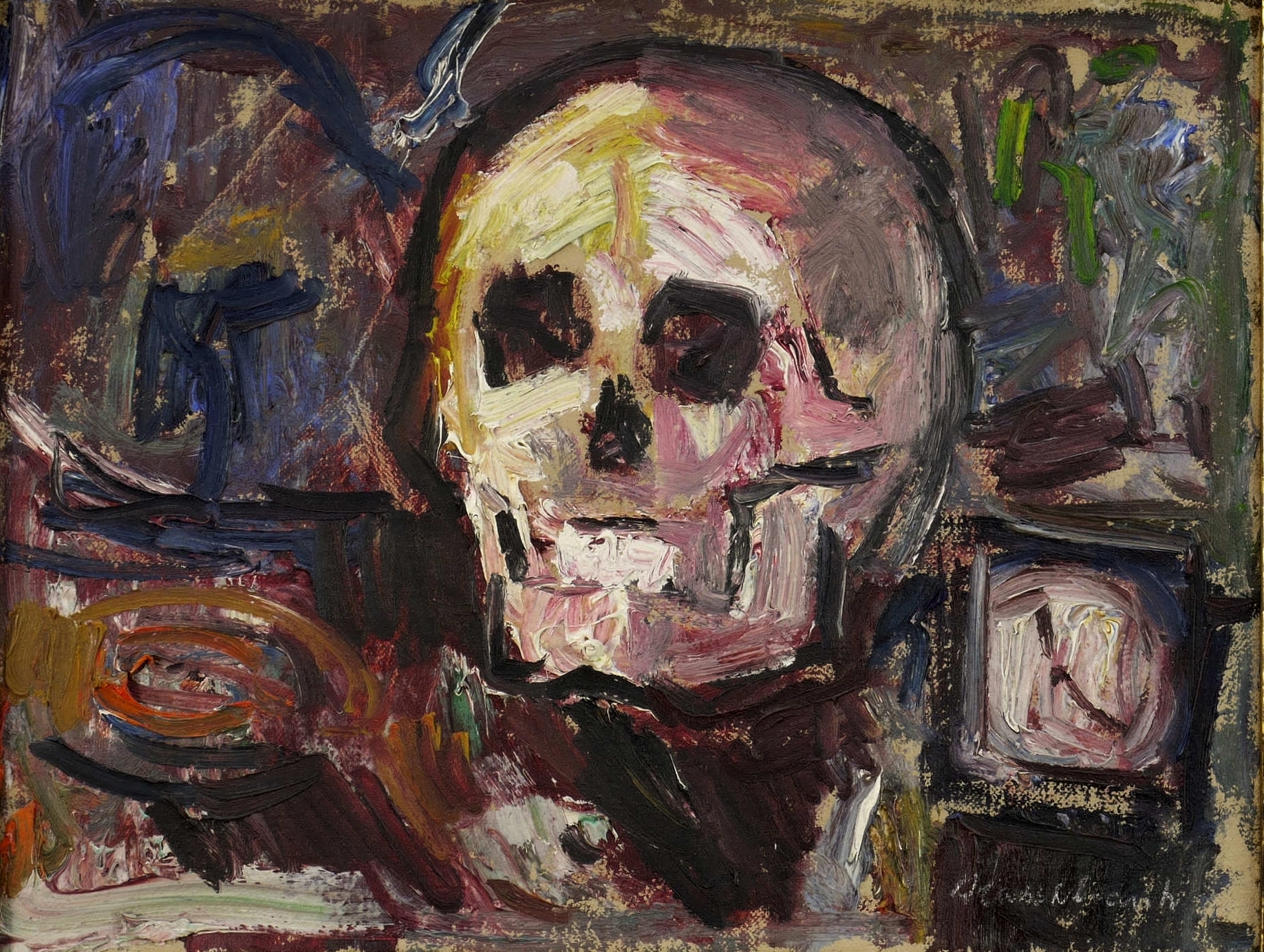 Stillleben mit Totenkopf Stillleben mit Totenkopf