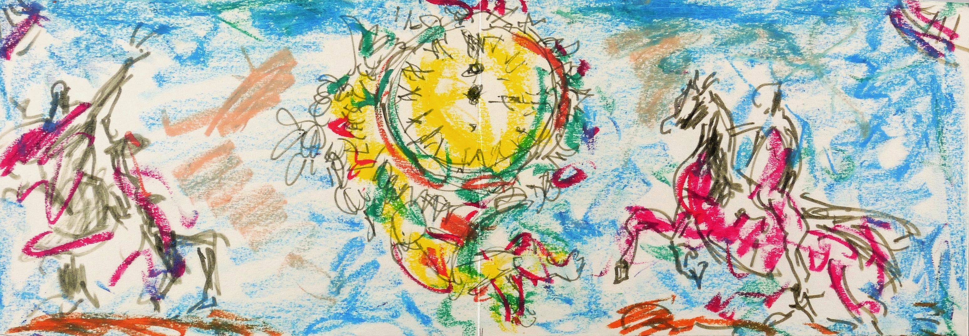 Kaminuhr mit Porzellanfiguren Kaminuhr mit Porzellanfiguren